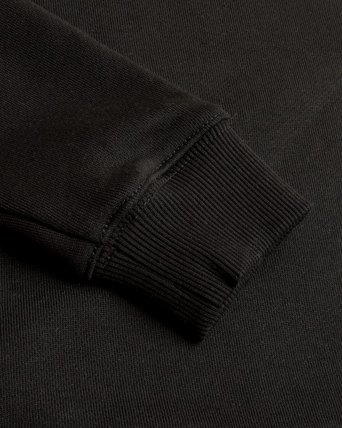 Boys' All Black Fleece Crew Neck 2-Pack