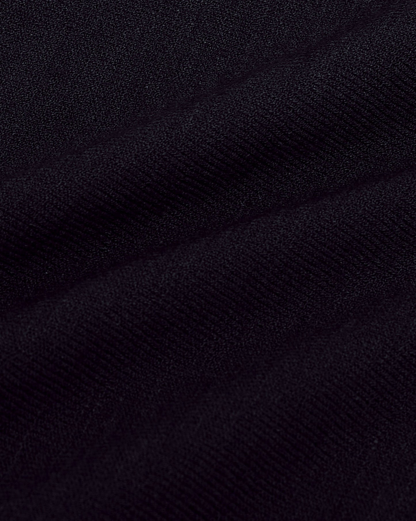 Black Short Sleeve Sweater Polo
