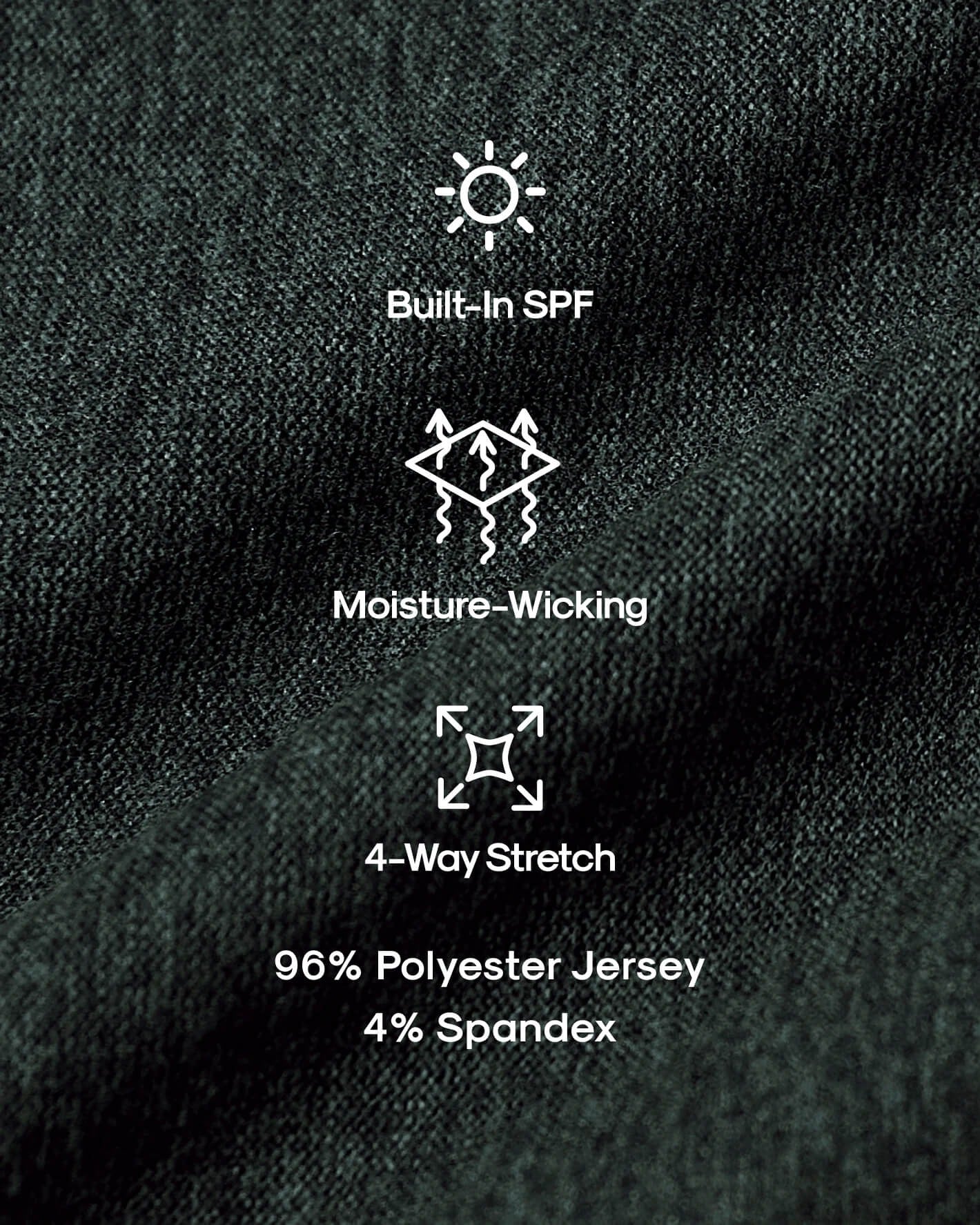 Dark Heather Forest Active Short Sleeve Crew Neck Tee