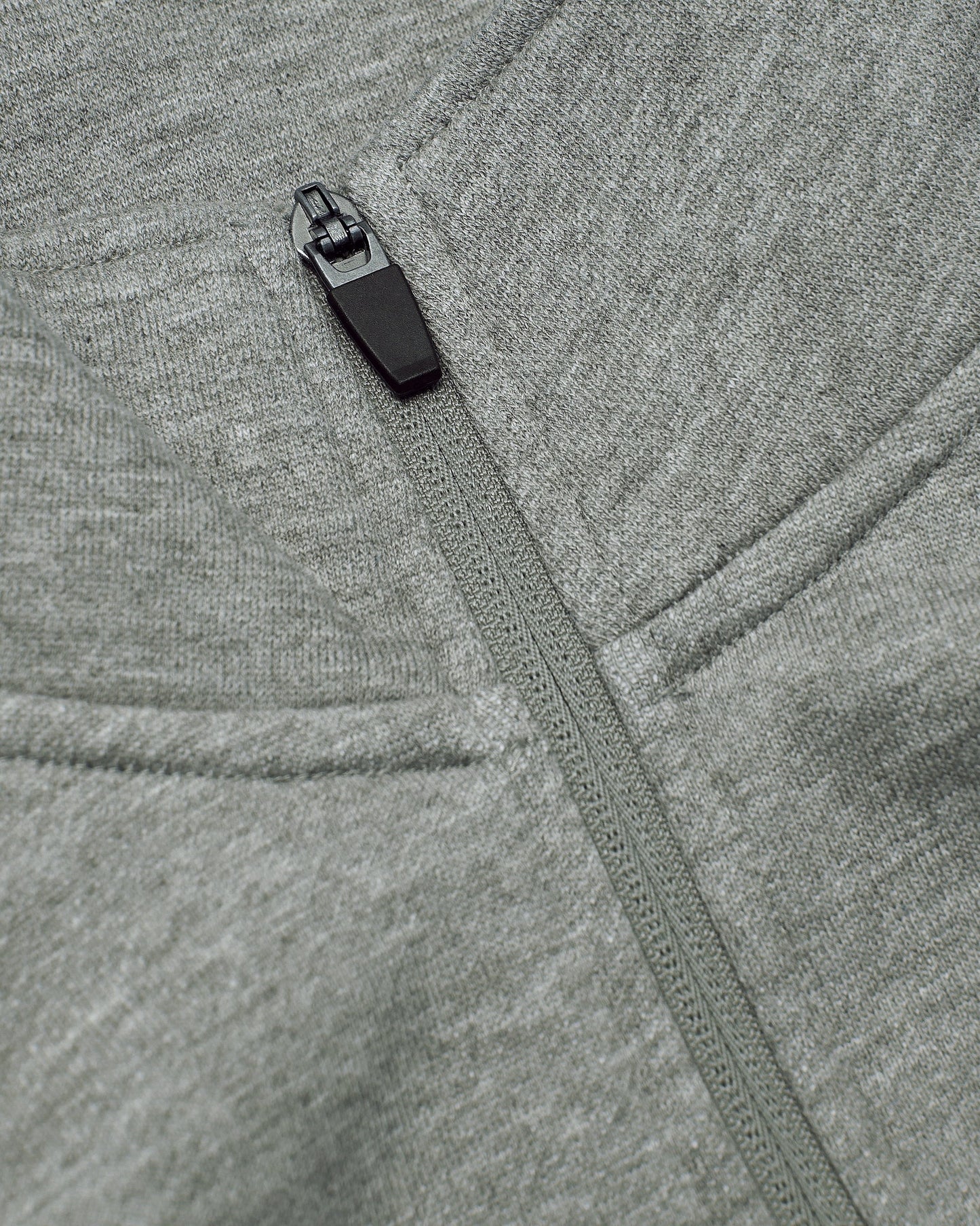 Dark Heather Gray Quarter Zip Fleece Sweatshirt