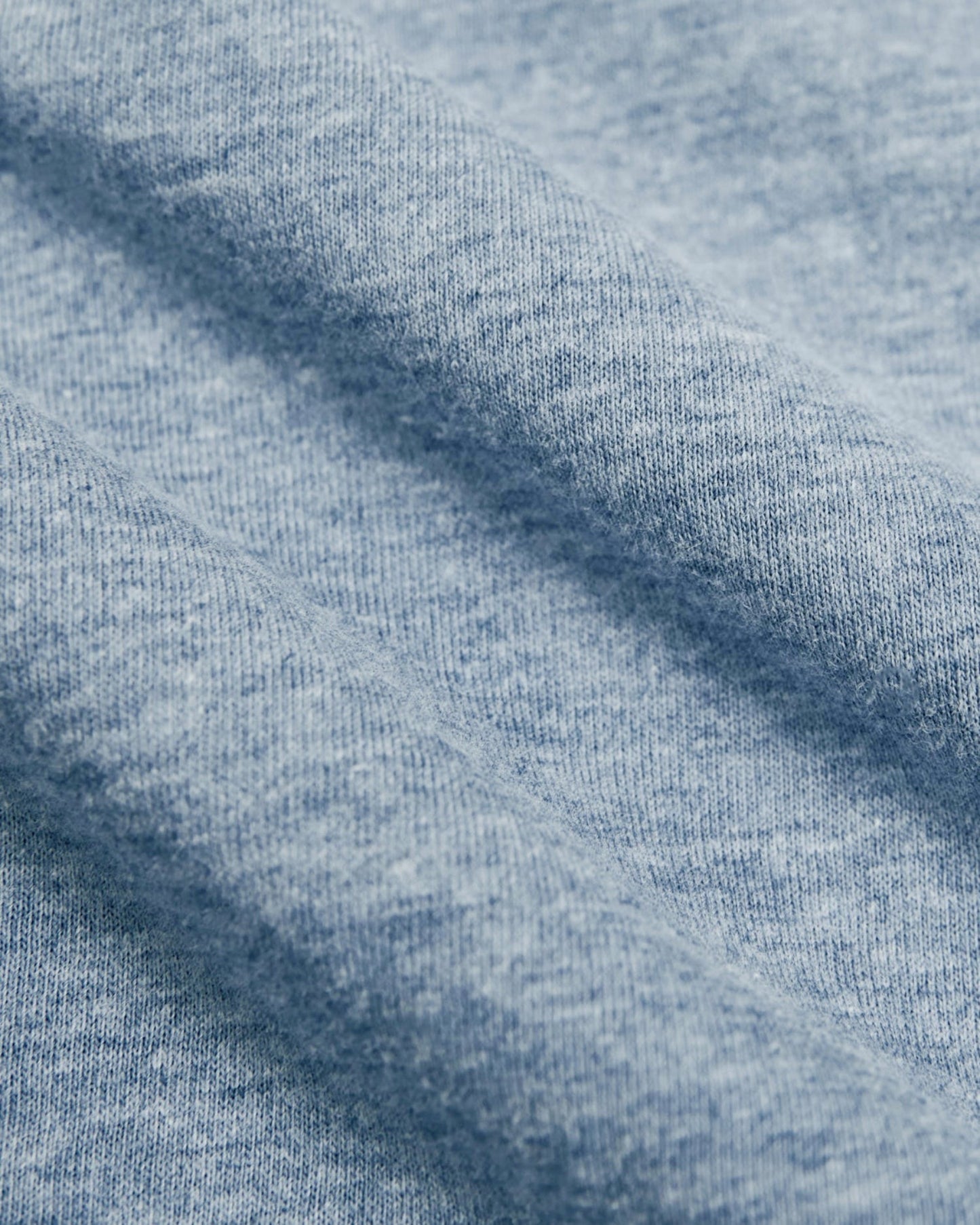 Heather Indigo Tall Straight Hem Crew Neck T-Shirt