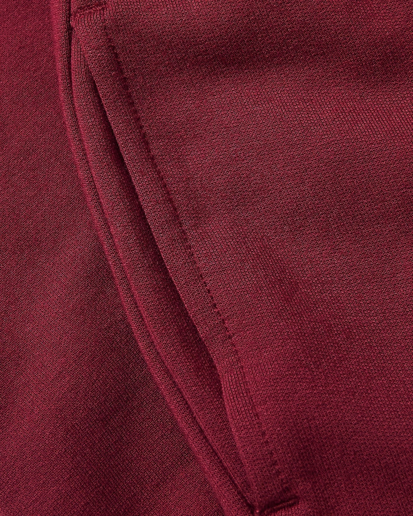 Girls Dark Maroon Slouch Pullover Crew & Relaxed Jogger 2-Pack