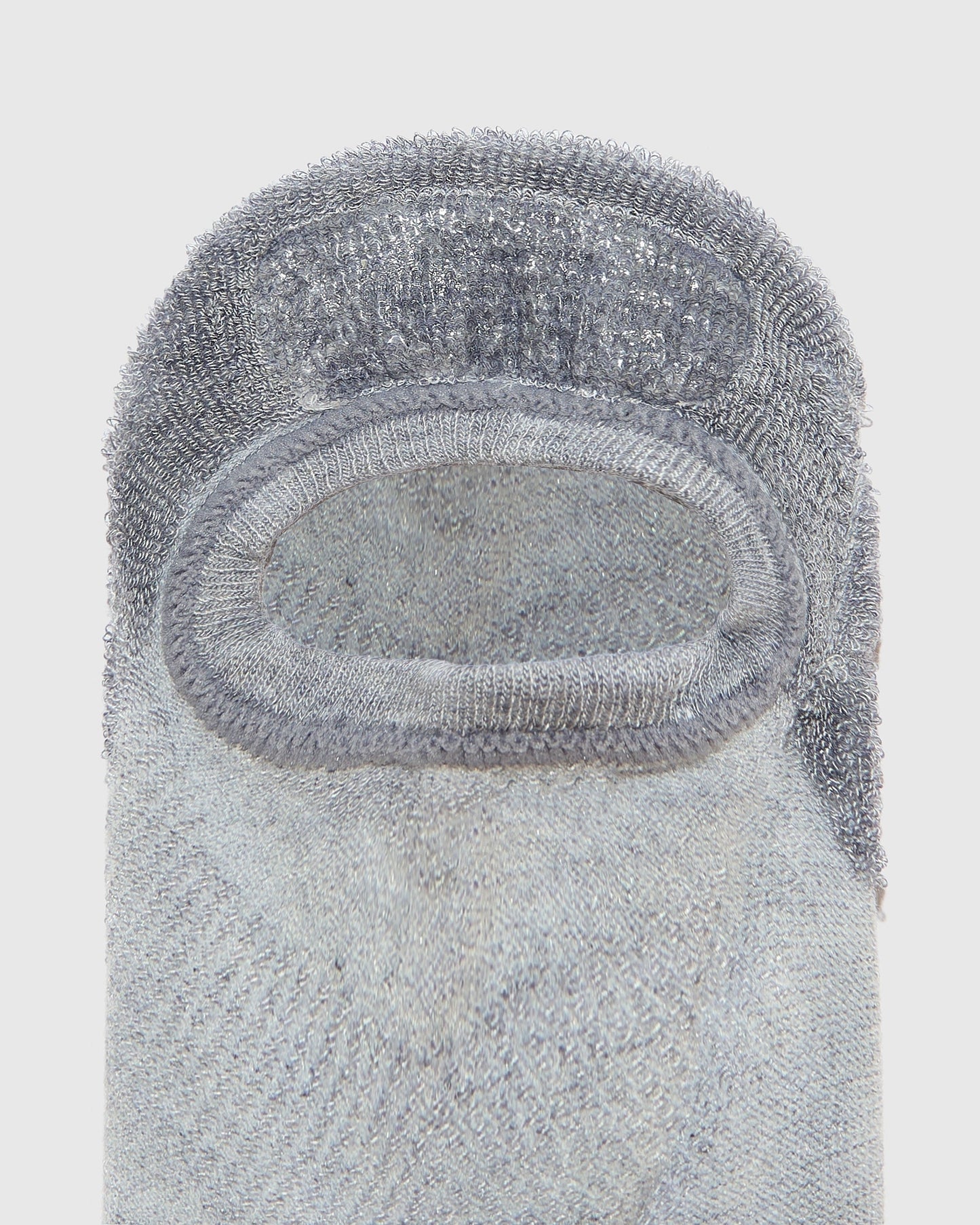 Heather Gray No Show Socks 3-Pack