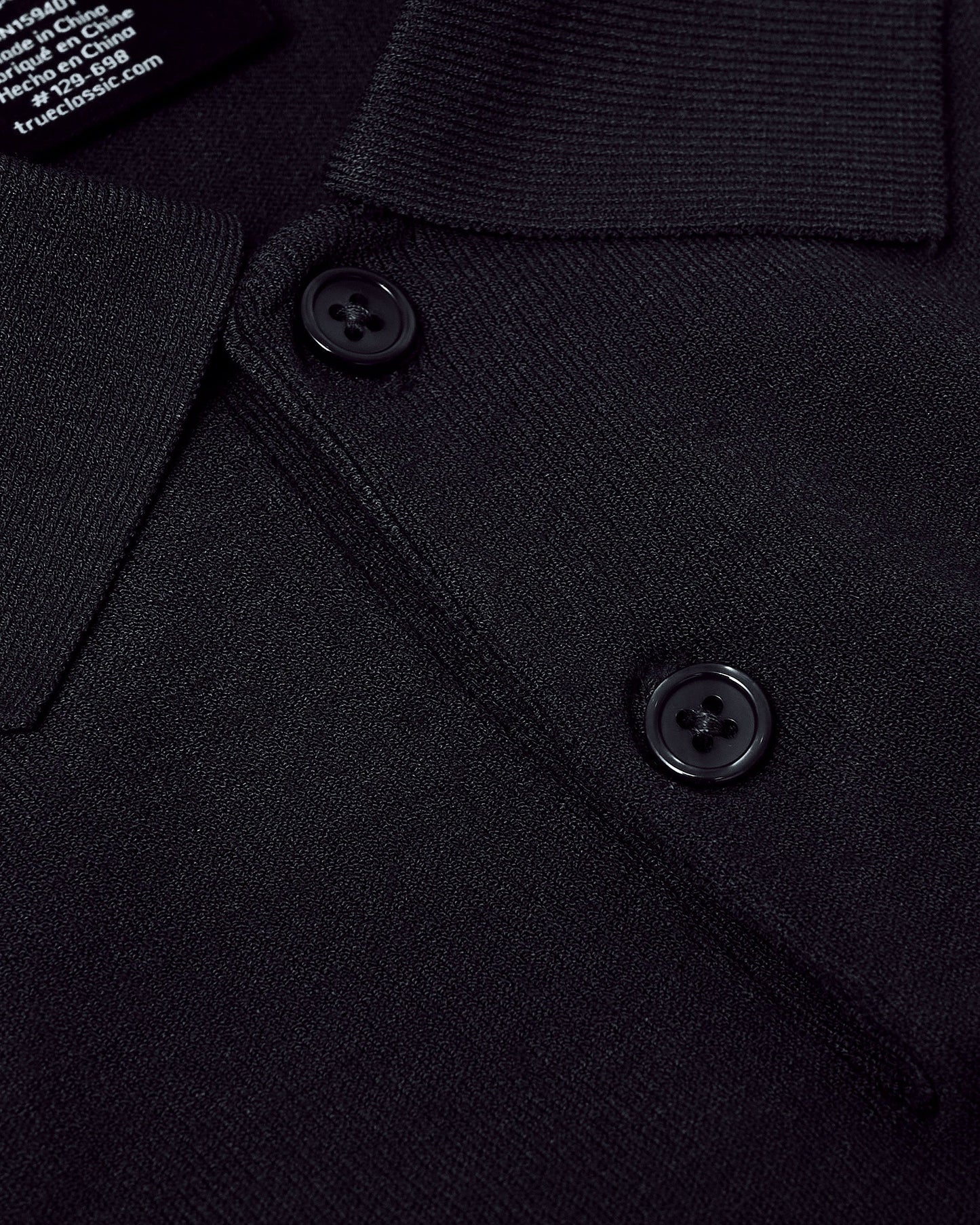Black Dressy Polo 6-Pack