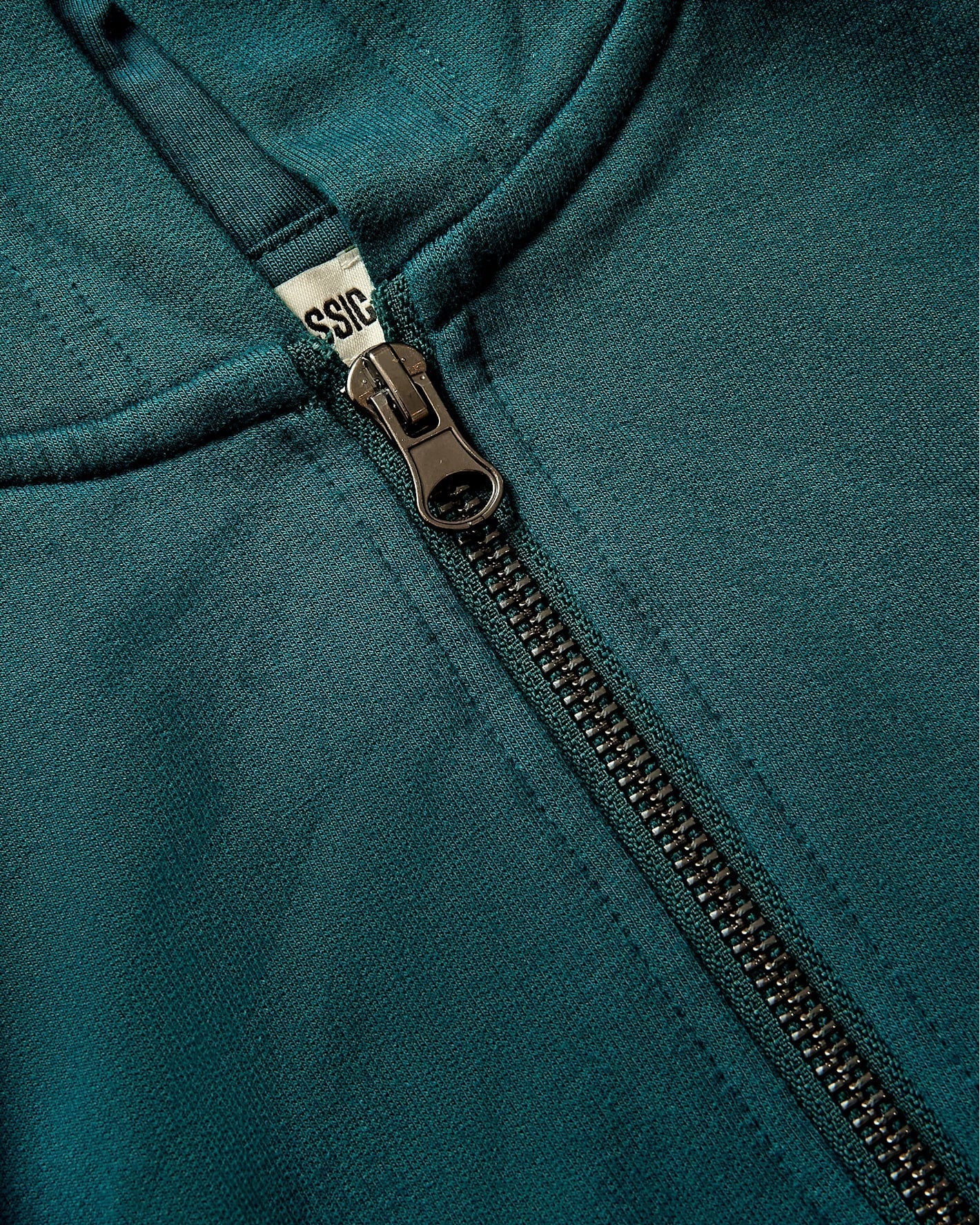 Girls Deep Emerald & Dark Maroon Cropped Zip Hoodie 2-Pack