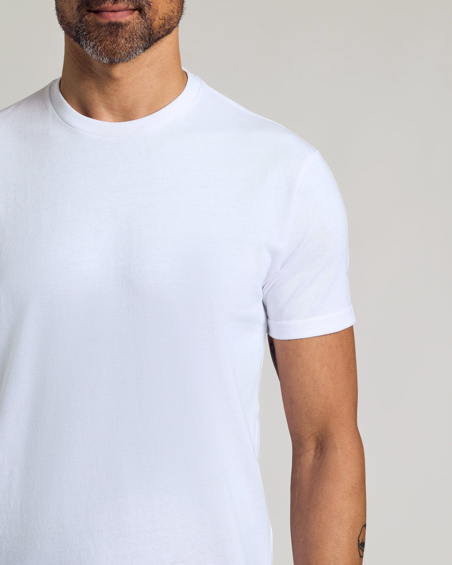 Classic Curved Hem Crew Neck 3-Pack