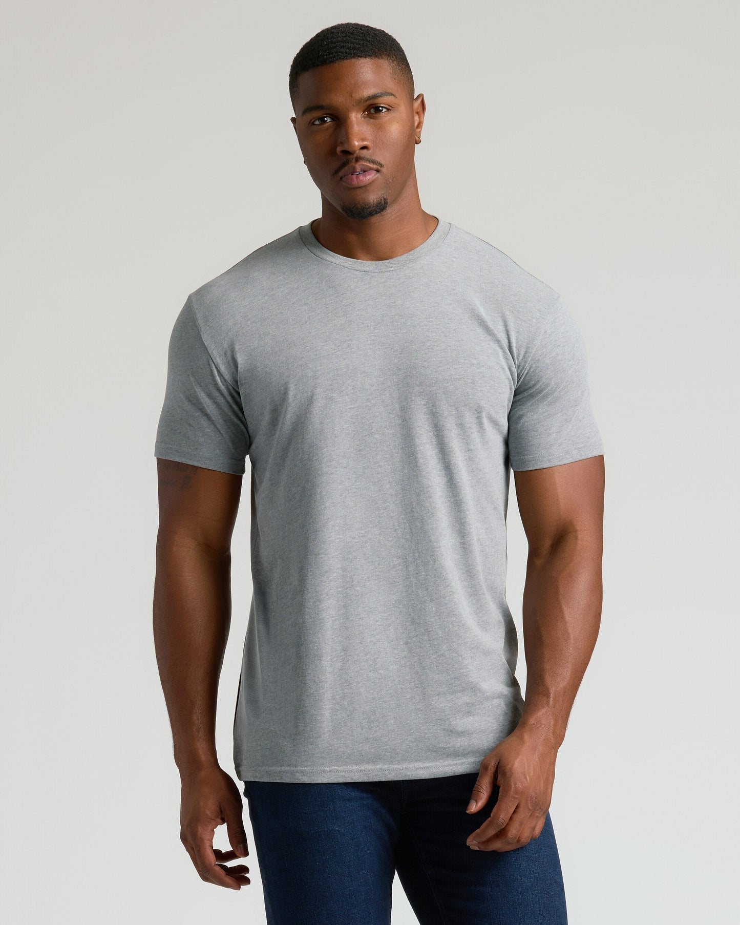 Tall Straight Hem Crew Neck T-Shirt 10-Pack