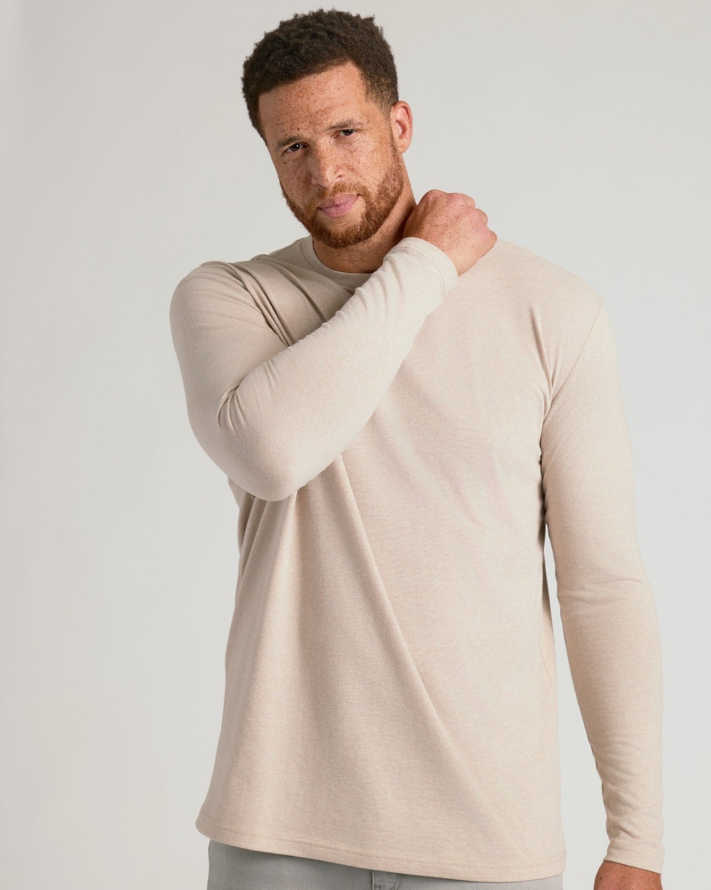 Heather Truffle Tall Long Sleeve T Shirt