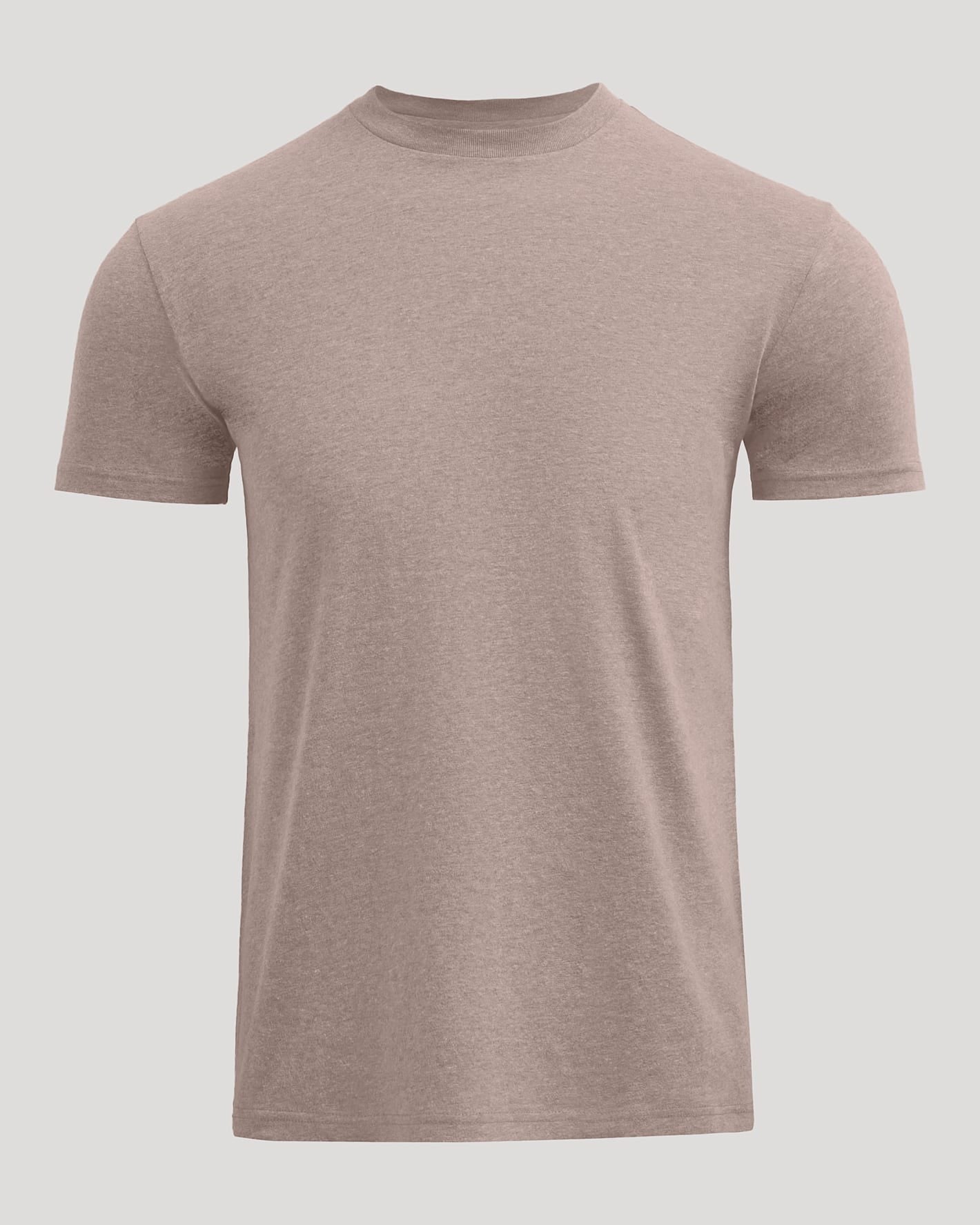 Dark Heather Truffle Classic Crew Neck