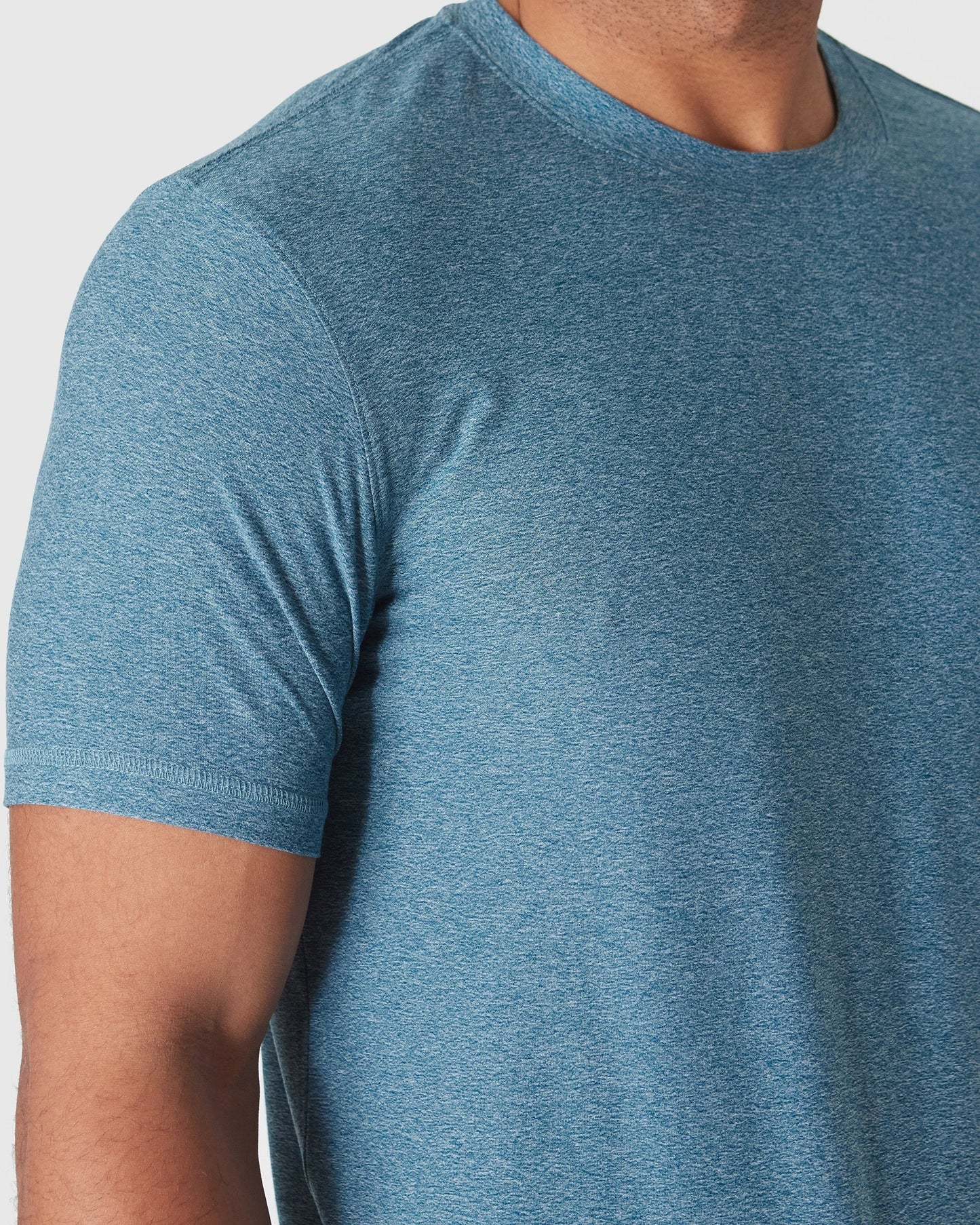 Heather Centurion Short Sleeve Active Crew Neck
