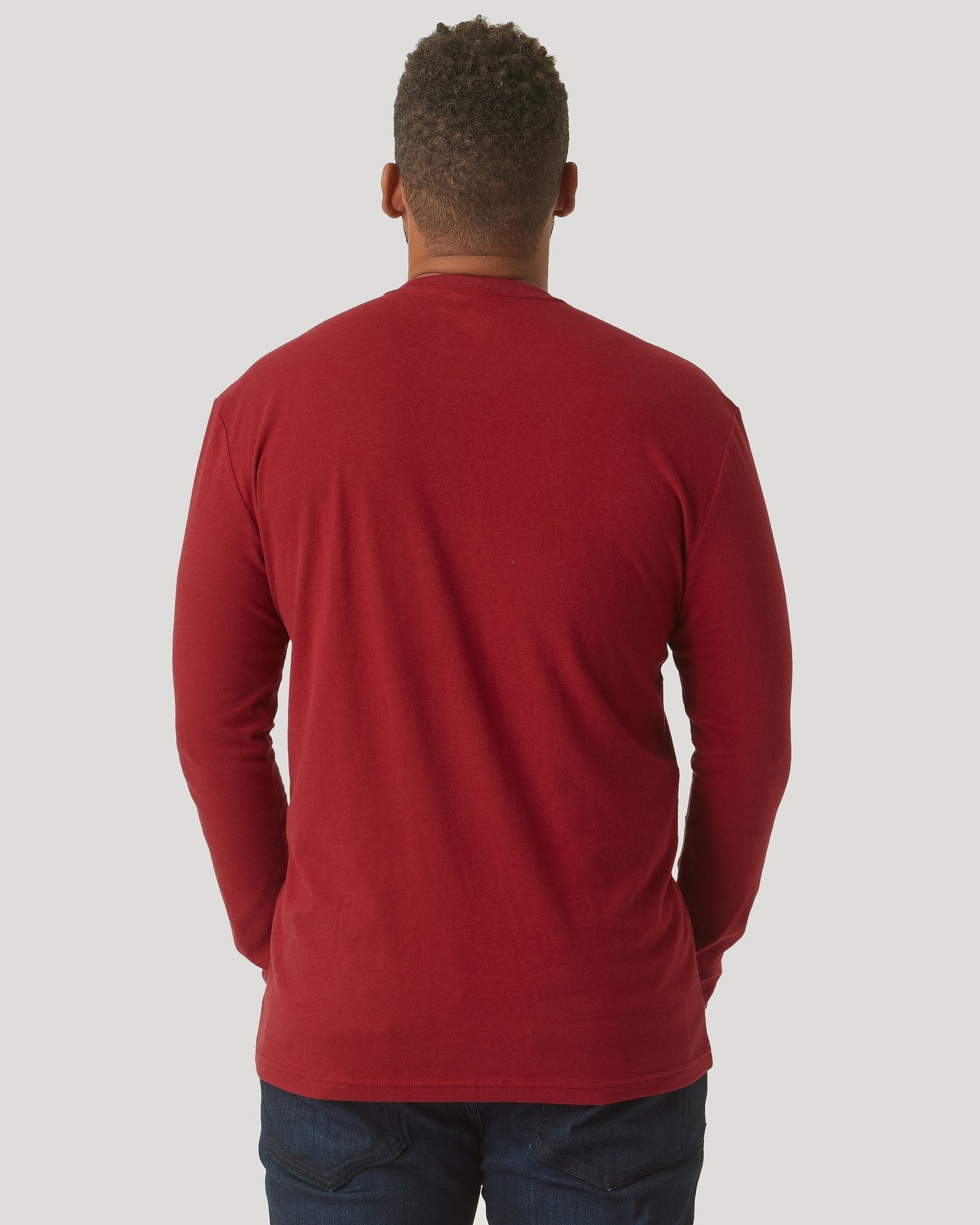 Crimson Long Sleeve Crew Neck