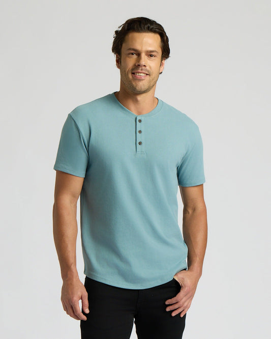 Citadel Heavyweight Curved Hem Henley