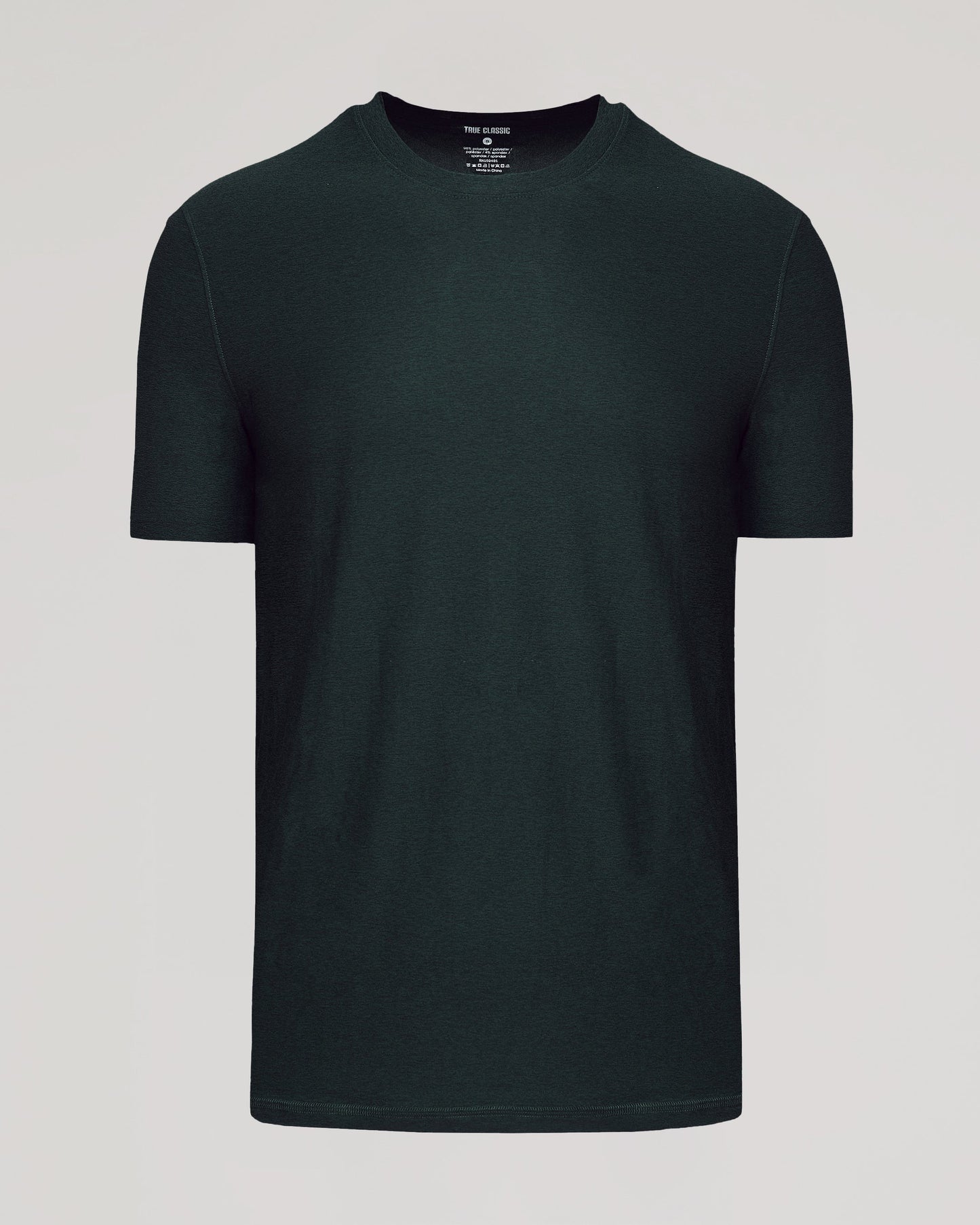 Dark Heather Forest Active Short Sleeve Crew Neck Tee