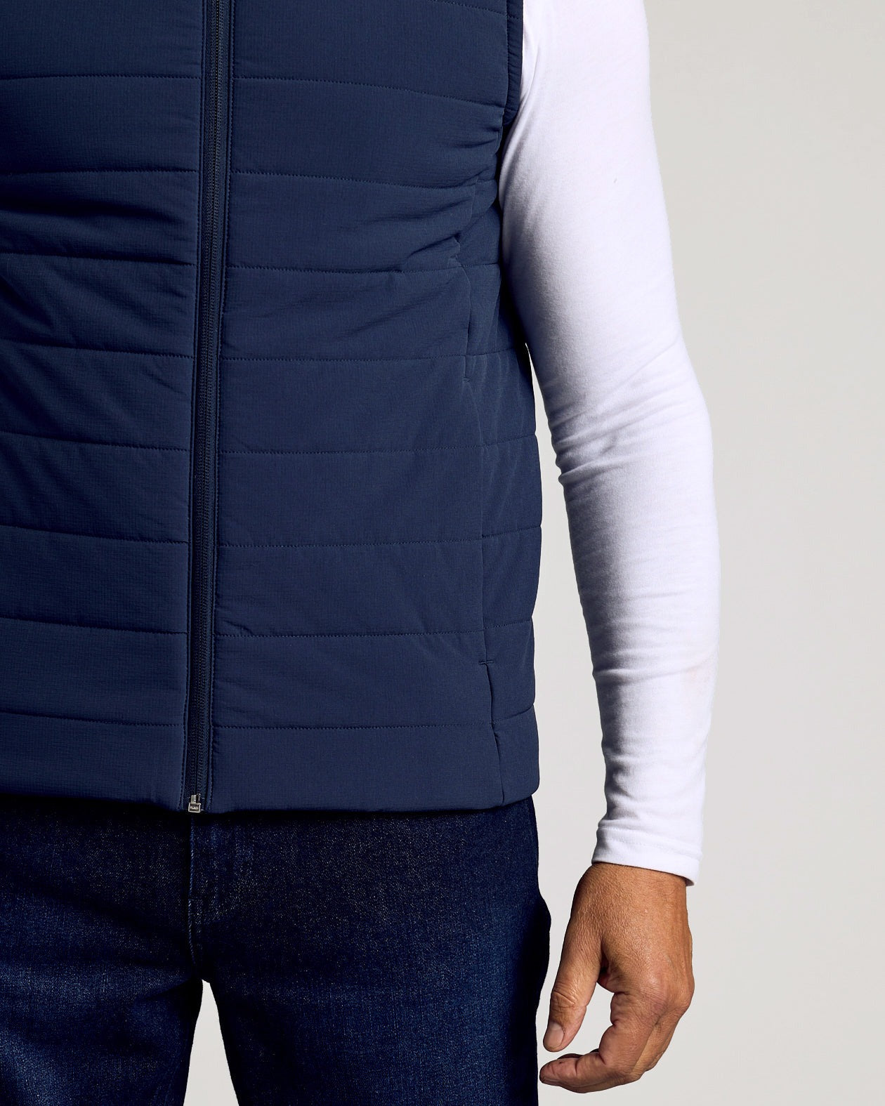 Navy Puffer Vest