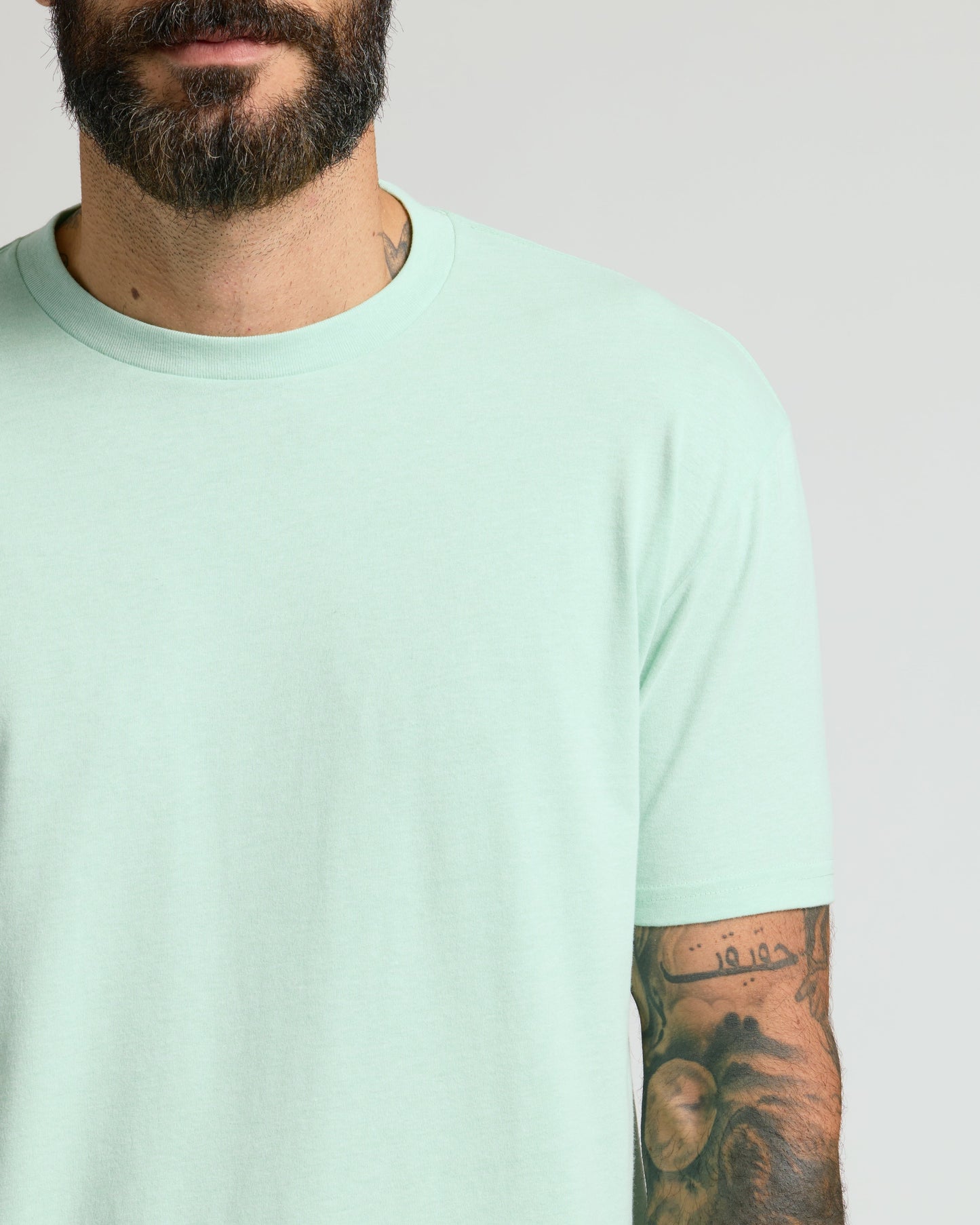 Heather Mist Classic Crew Neck