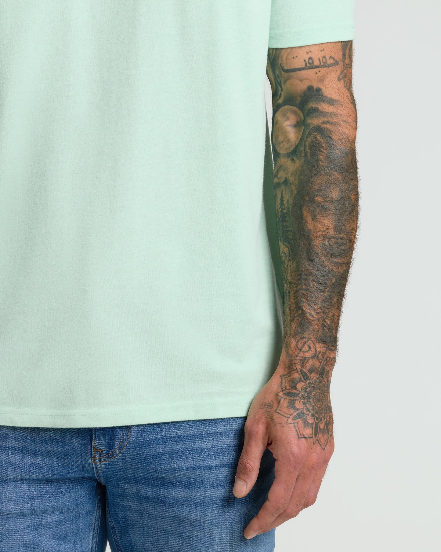 Heather Mist Classic Crew Neck