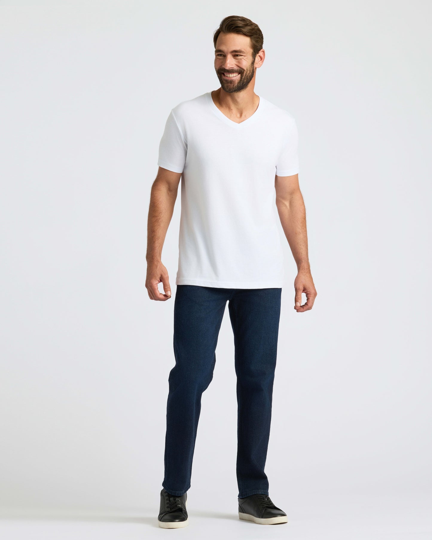 Black & White V-Neck Tee 6-Pack