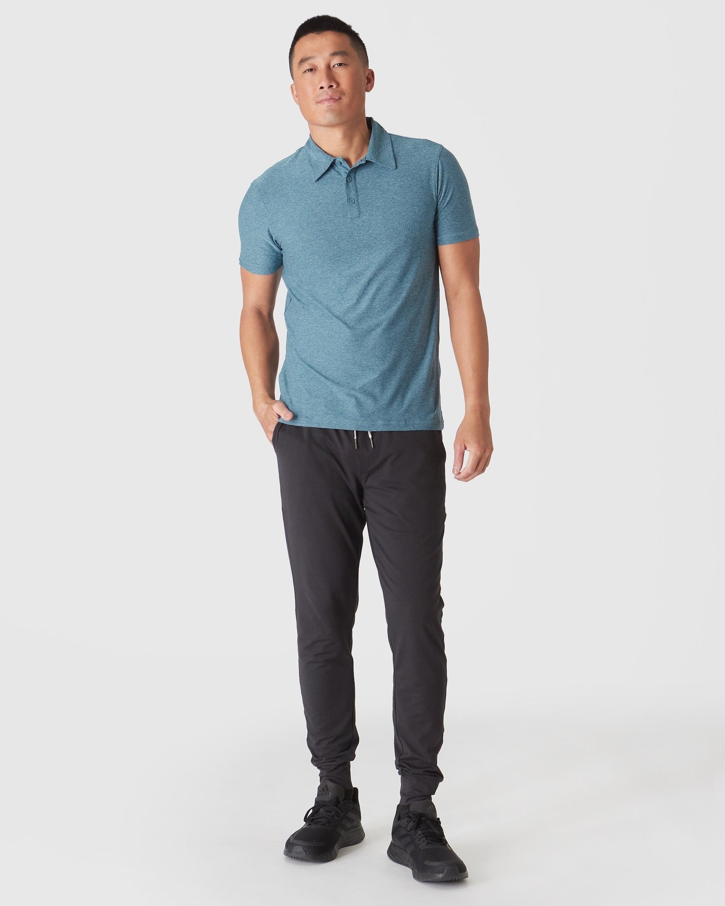 Heather Centurion Short Sleeve Active Polo
