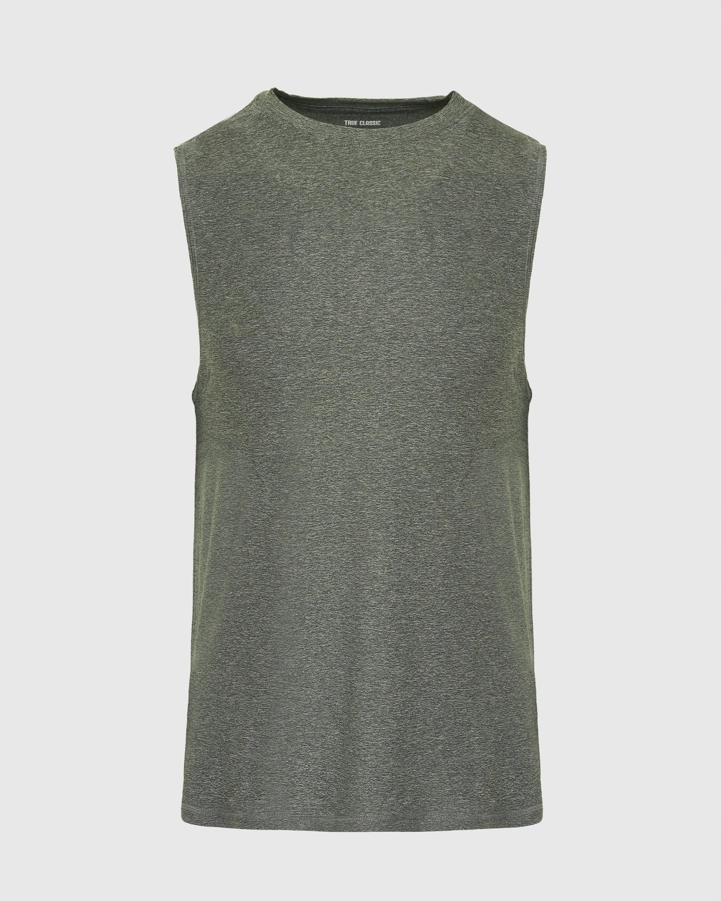 Heather Forest Sleeveless Active Muscle Tee