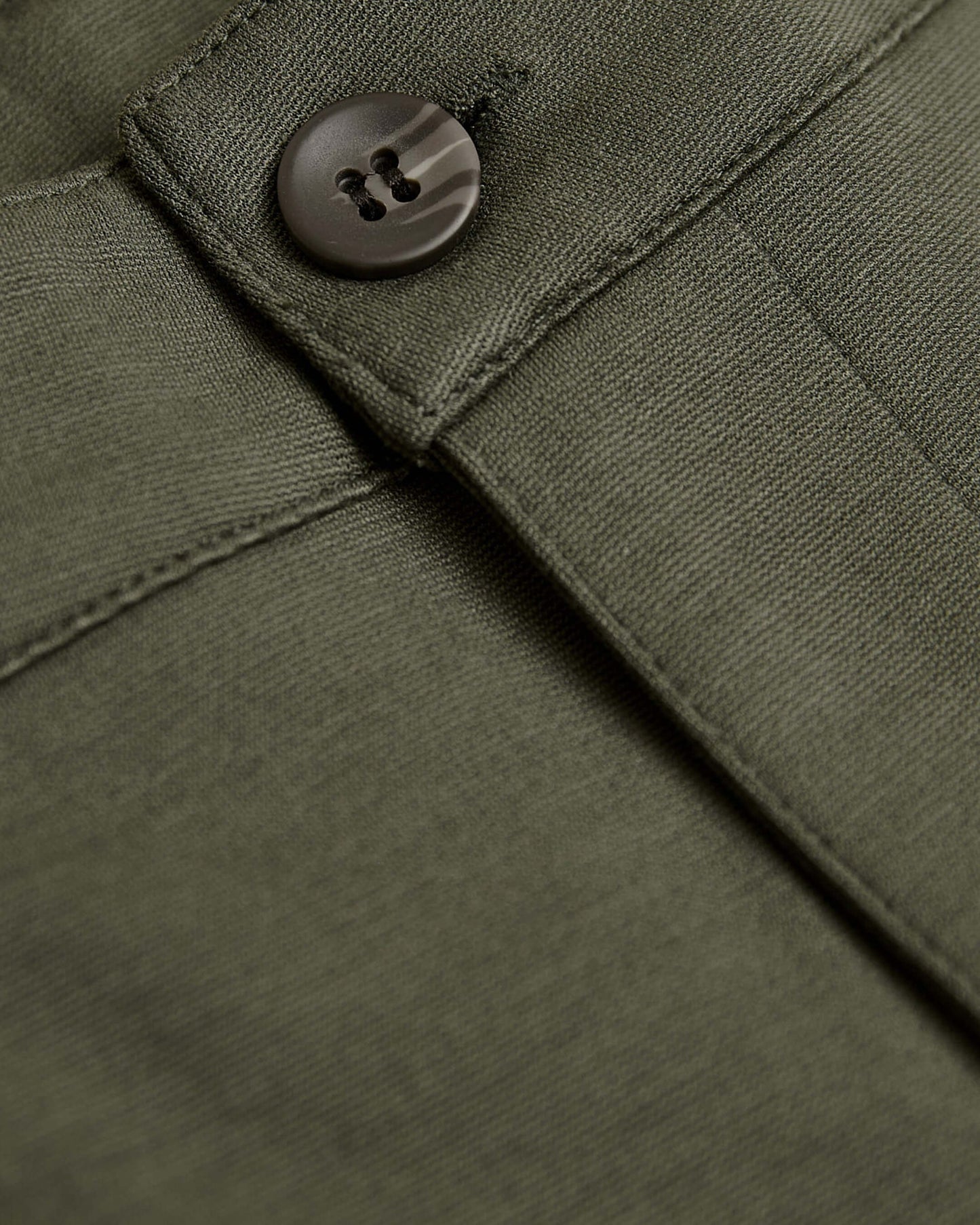 7 Military Green Comfort Knit Chino Short