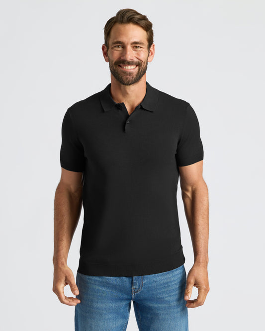 Black Dressy Polo