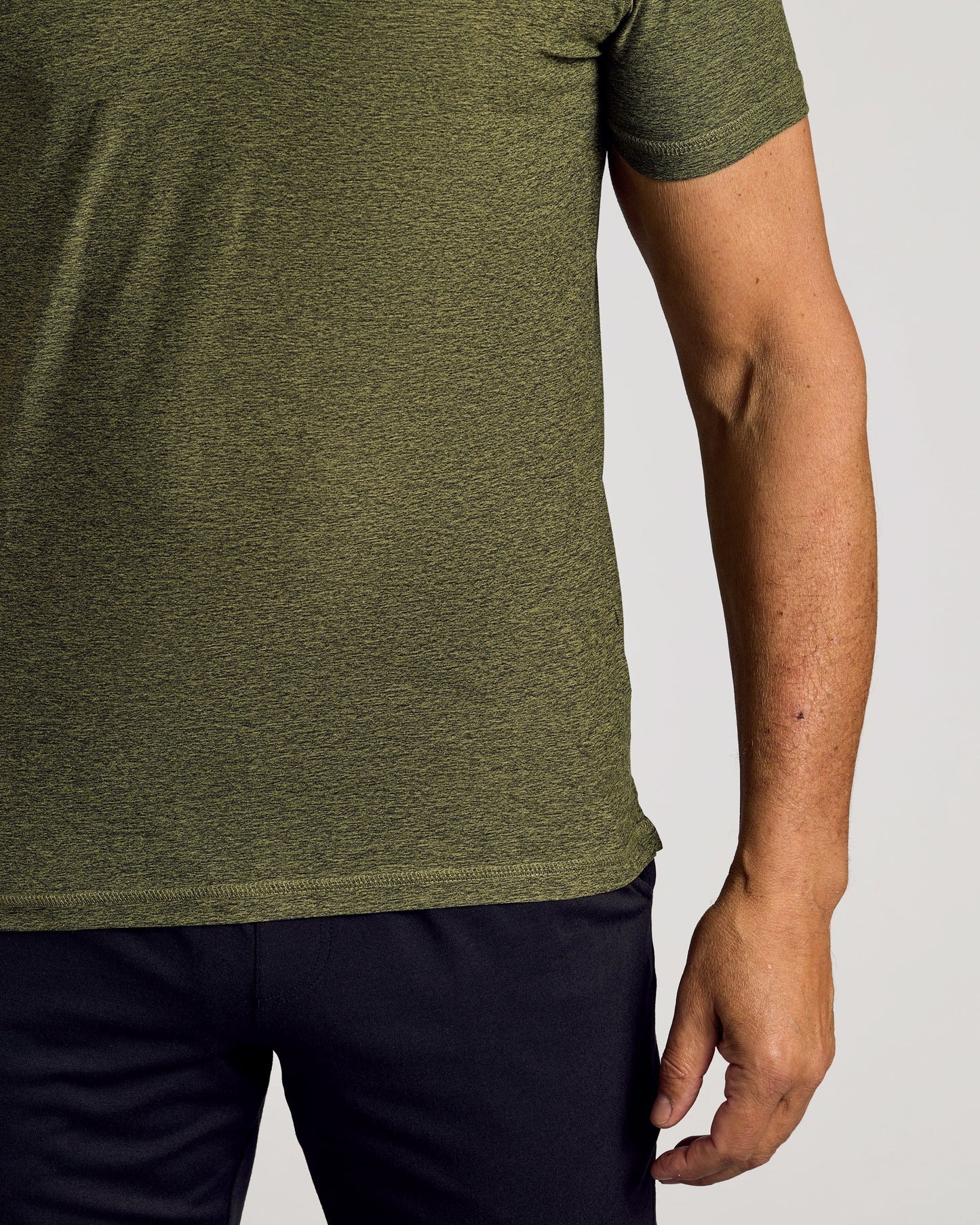 Dark Heather Pear Active Polo 2.0