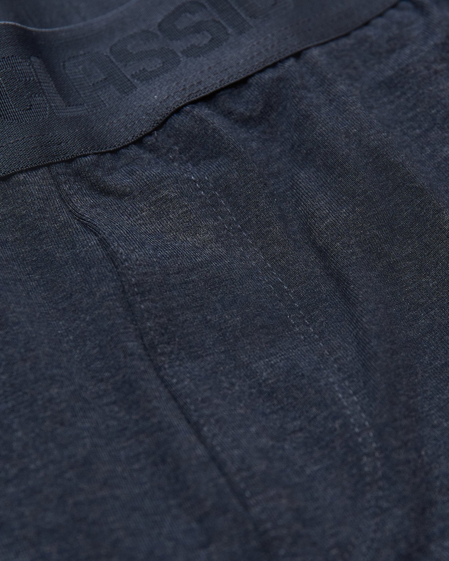 Heather Navy Loungewear Long Sleeve Tee And Jogger Set