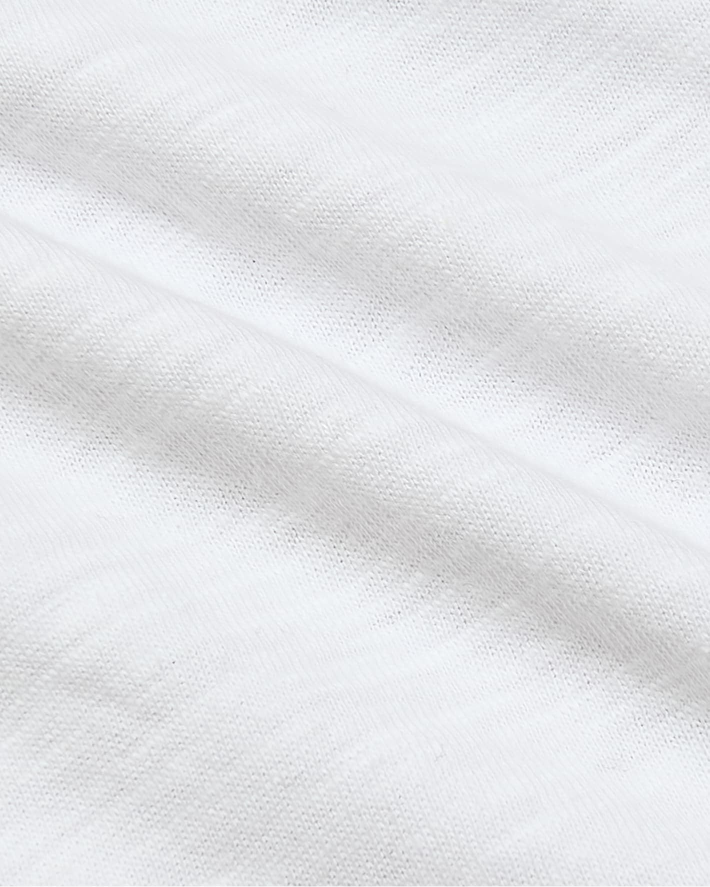 Womens White Relaxed Slub V-Neck Tee 4-Pack