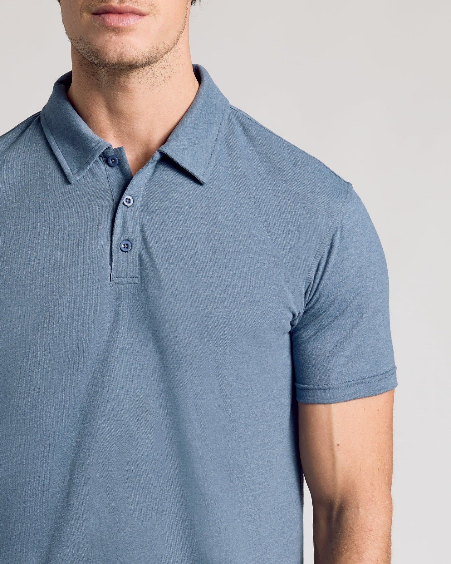 Dark Heather Tempest Short Sleeve Polo