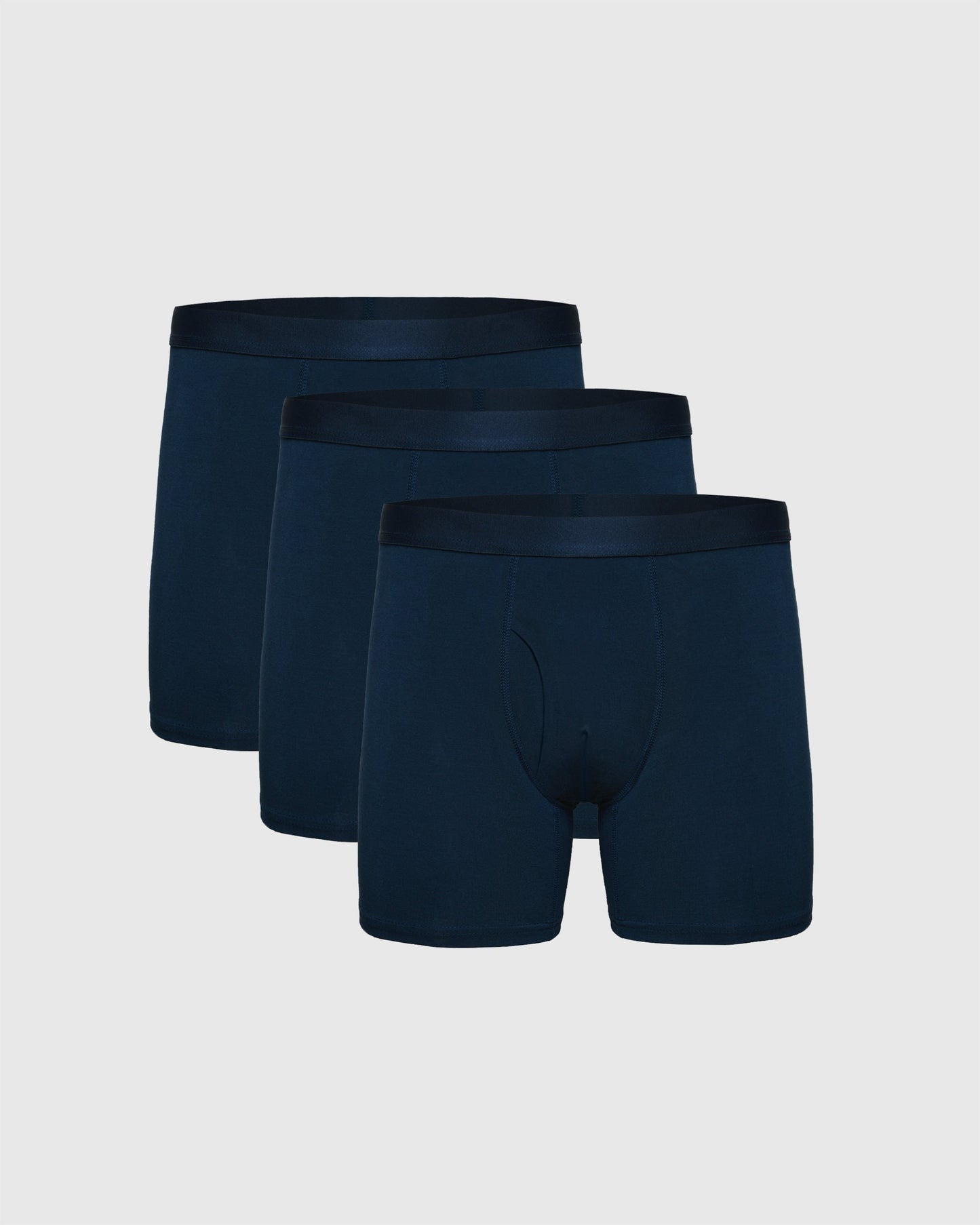 Navy Boxer Briefs W/ Fly 3-Pack 2025