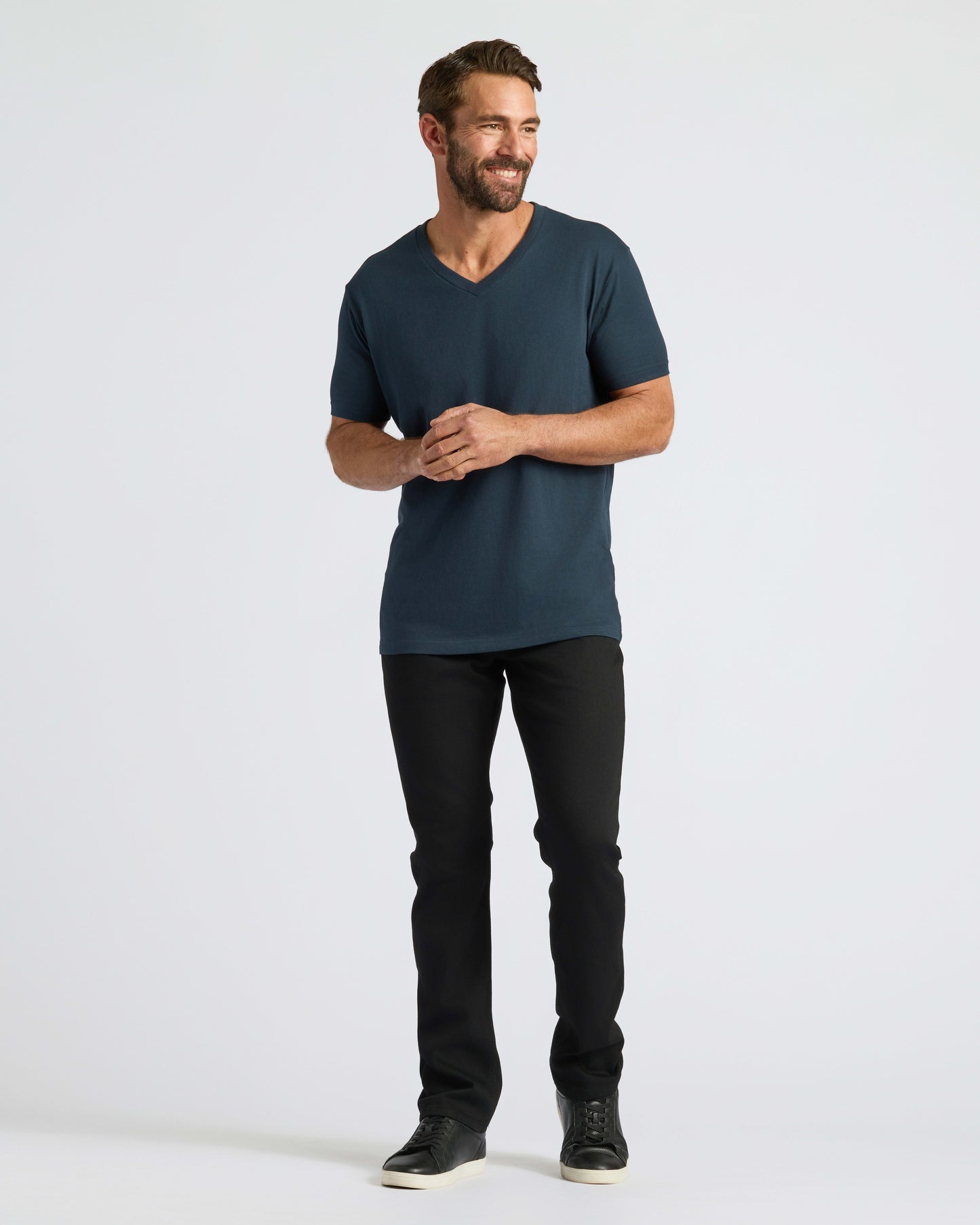 Navy Classic V-Neck