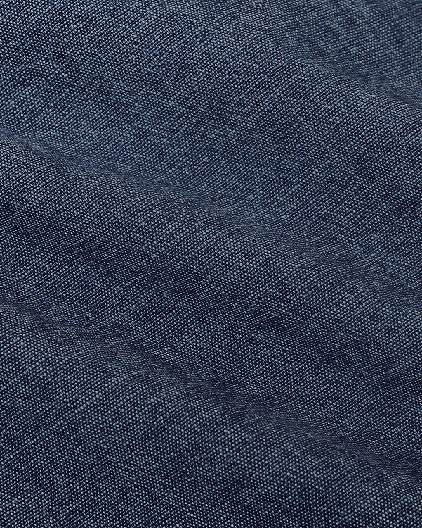 Medium Indigo Wash Short Sleeve Stretch Chambray Shirt