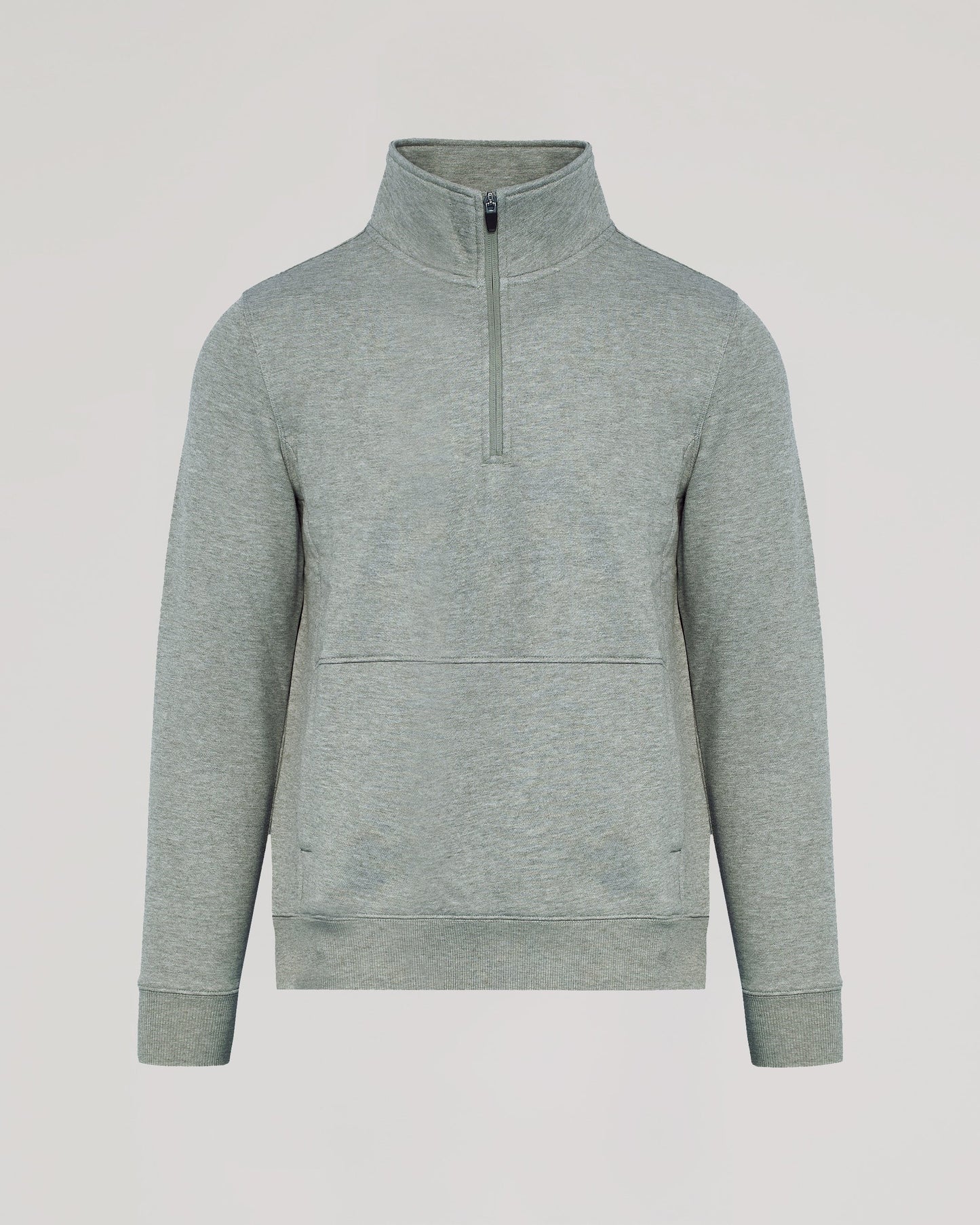Dark Heather Gray Quarter Zip Fleece Sweatshirt