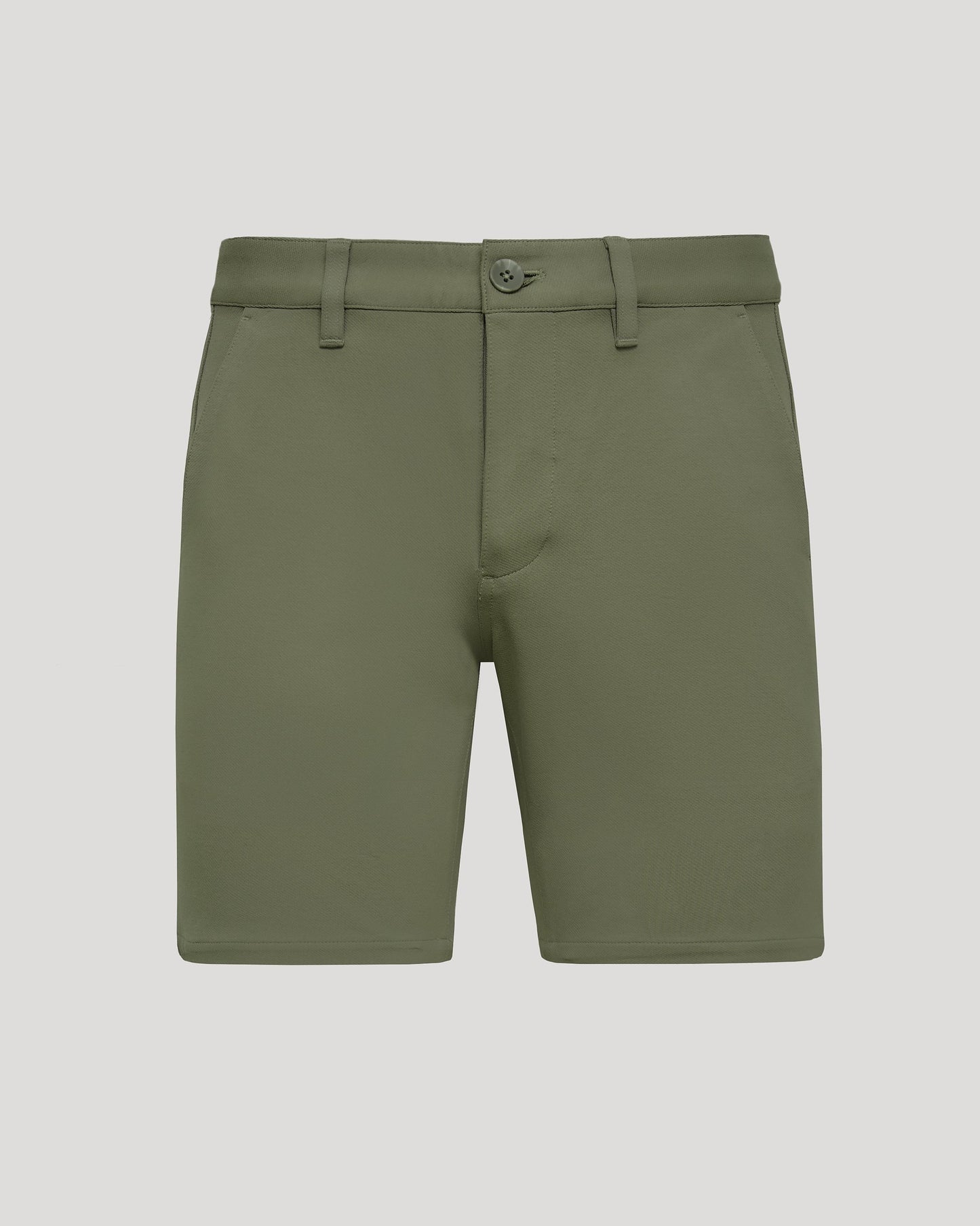 7 Military Green Classic Chino Shorts