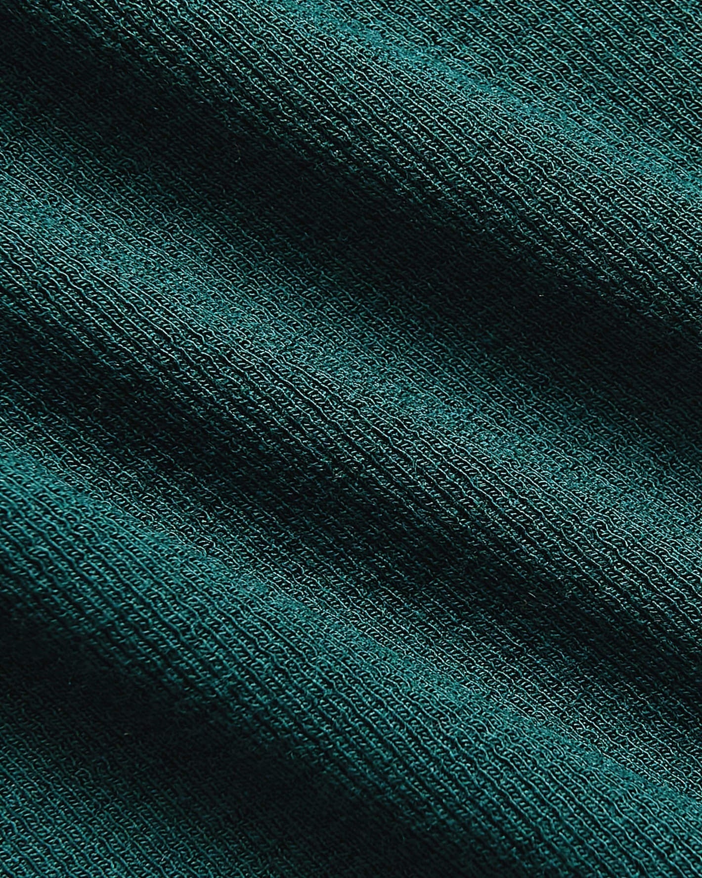 Womens Deep Emerald Ribbed High Neck Tank