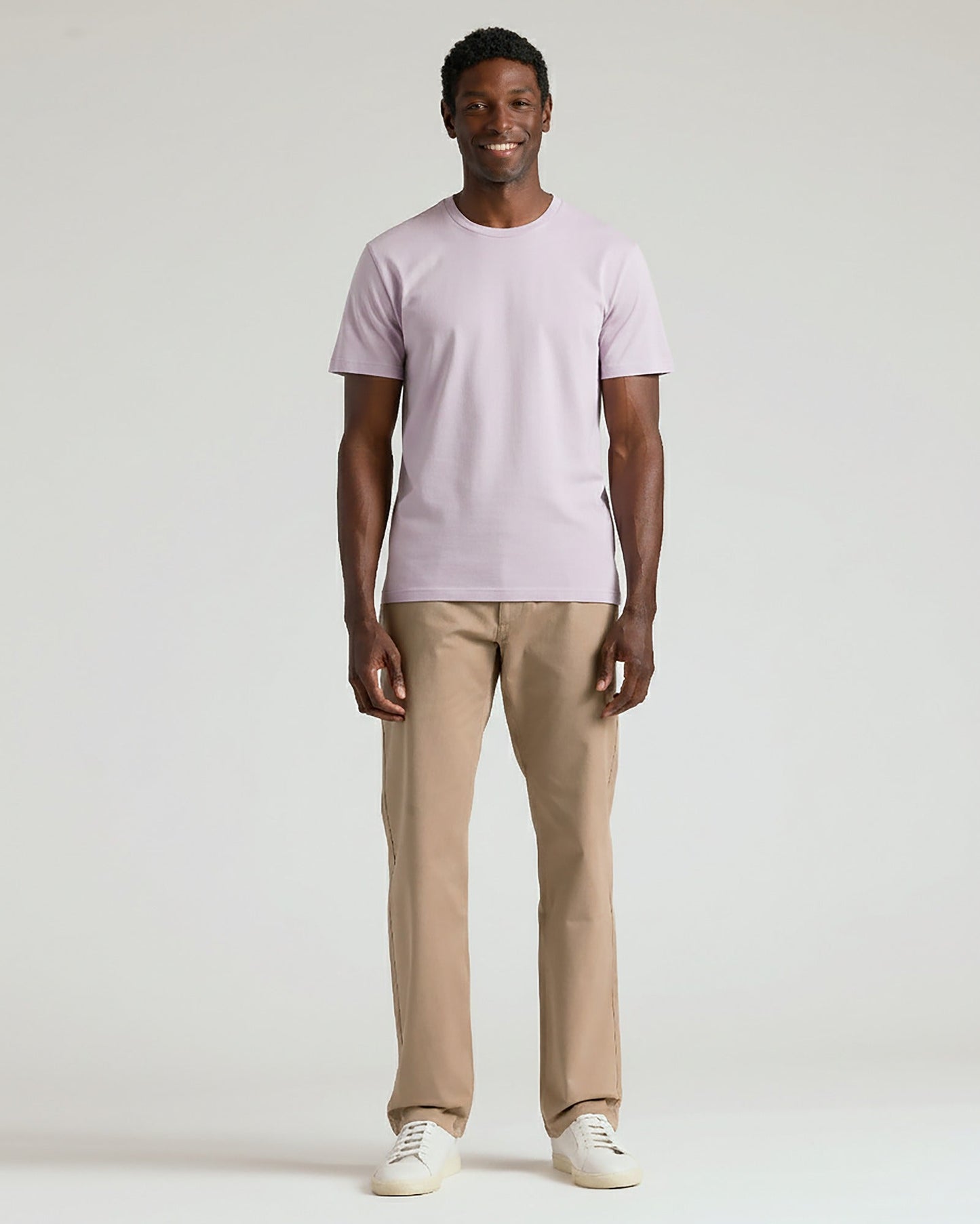 Heather Orchid Classic Crew Neck