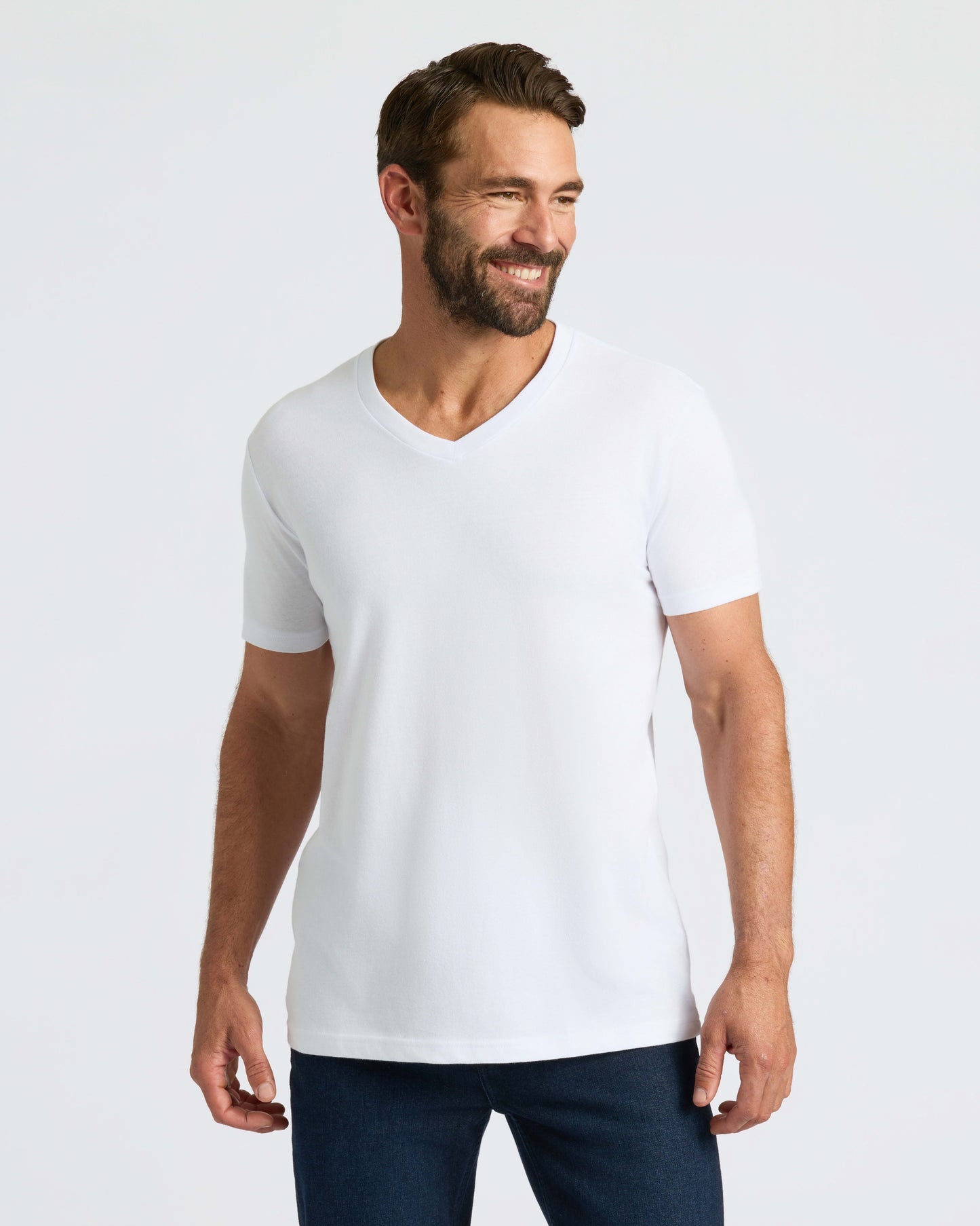Black & White V-Neck Tee 6-Pack