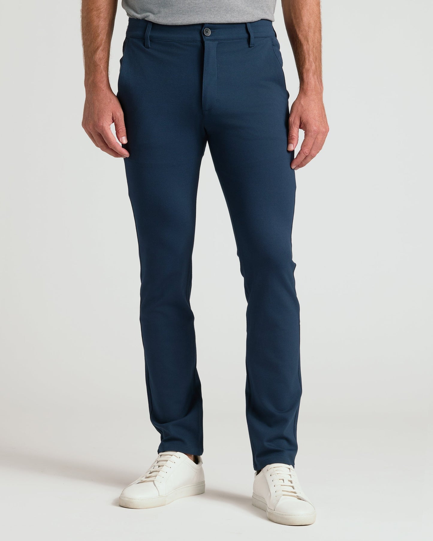 Navy & Khaki Slim Comfort Knit Chino 2-Pack