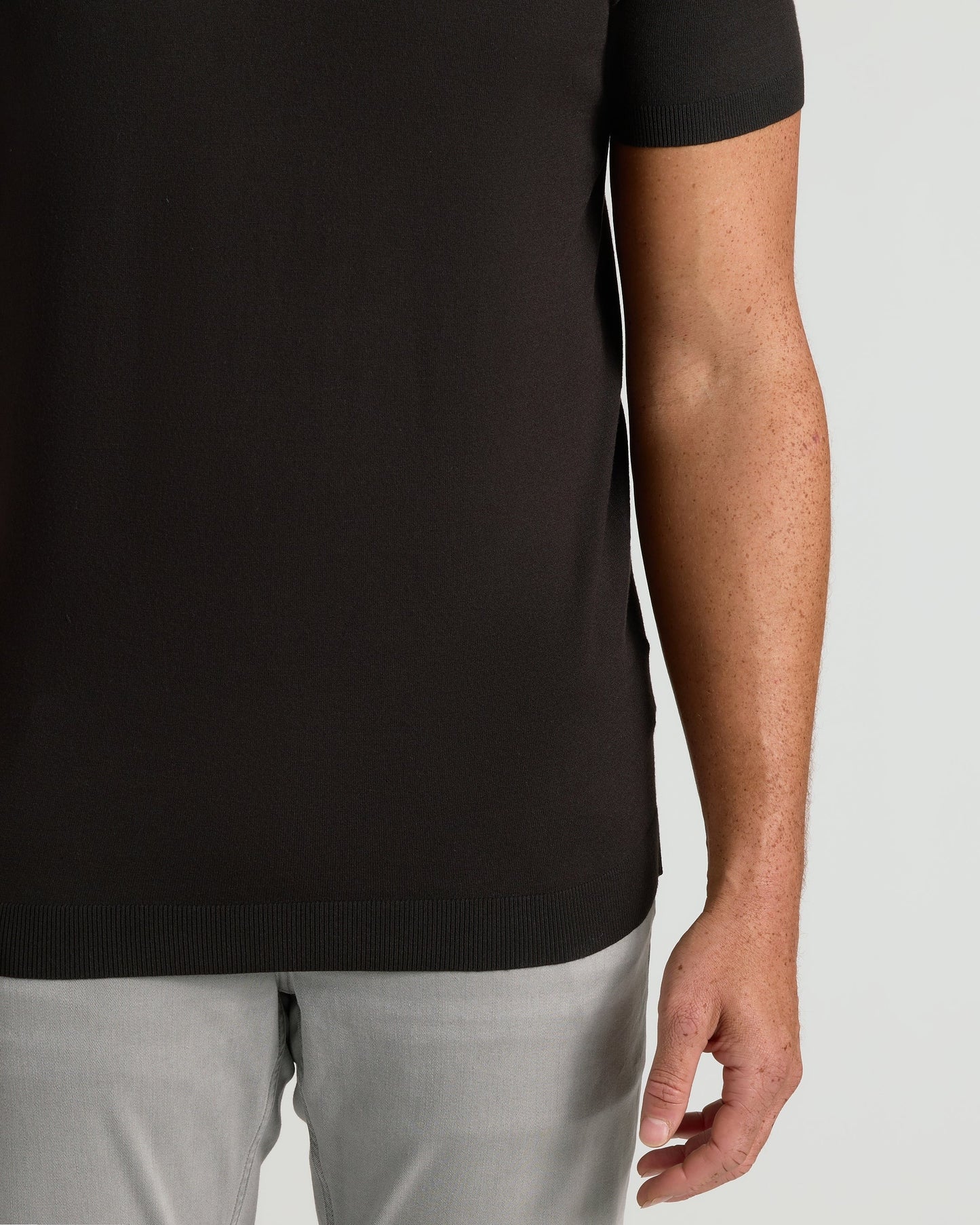 Black Tall Dressy Polo 3-Pack
