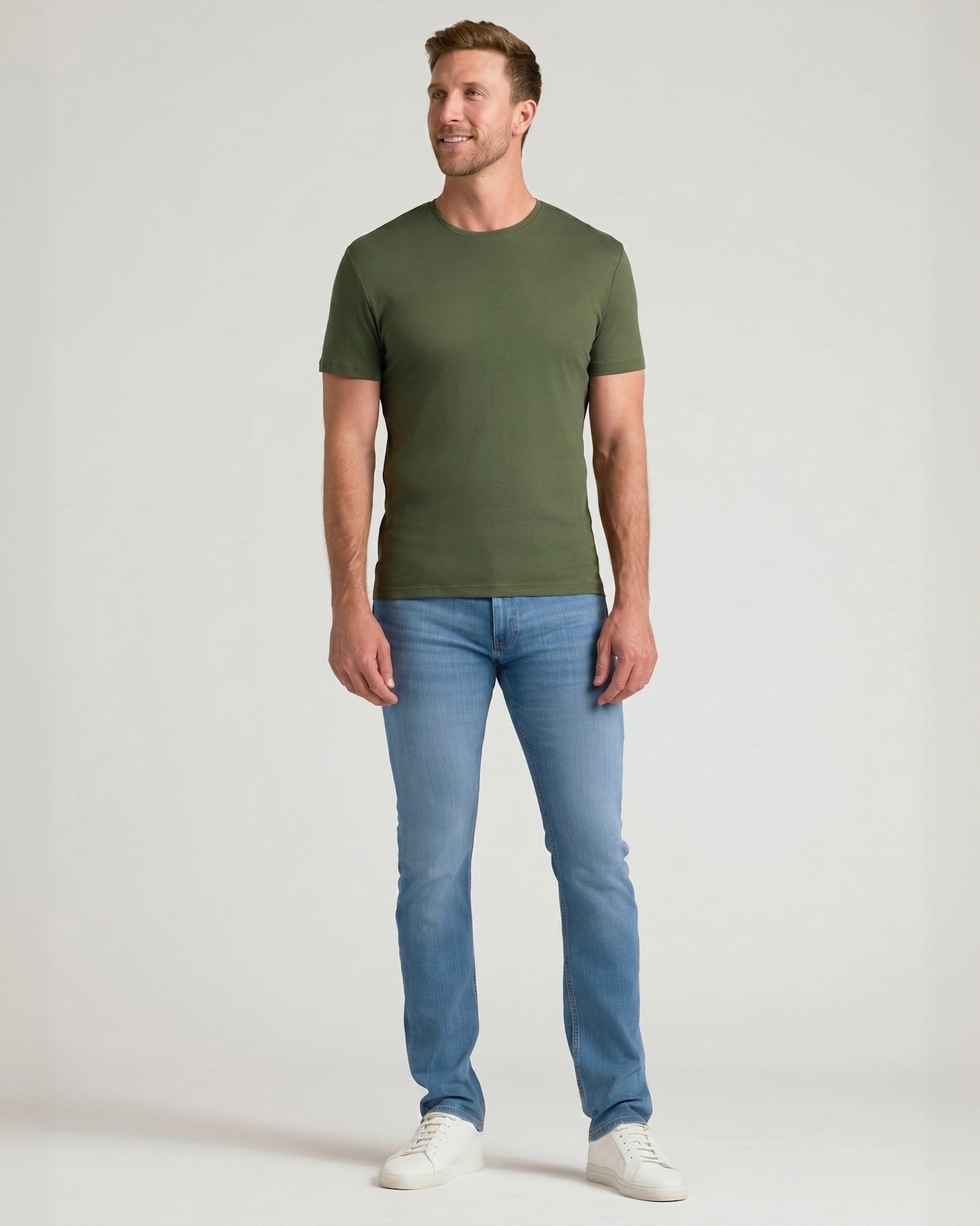 All Grove Pima Cotton Blend Crew 4-Pack