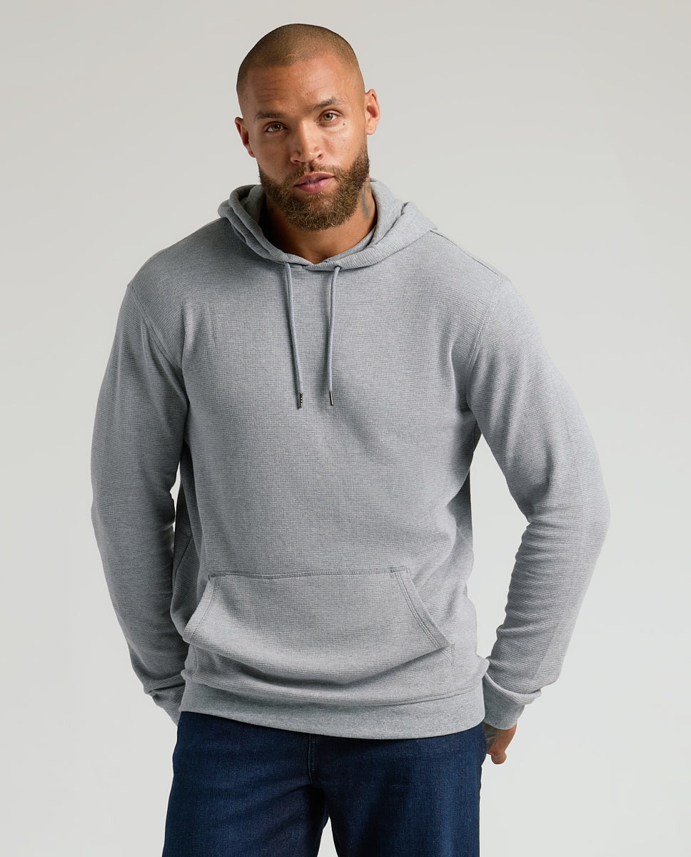 Heather Gray Waffle Hoodie