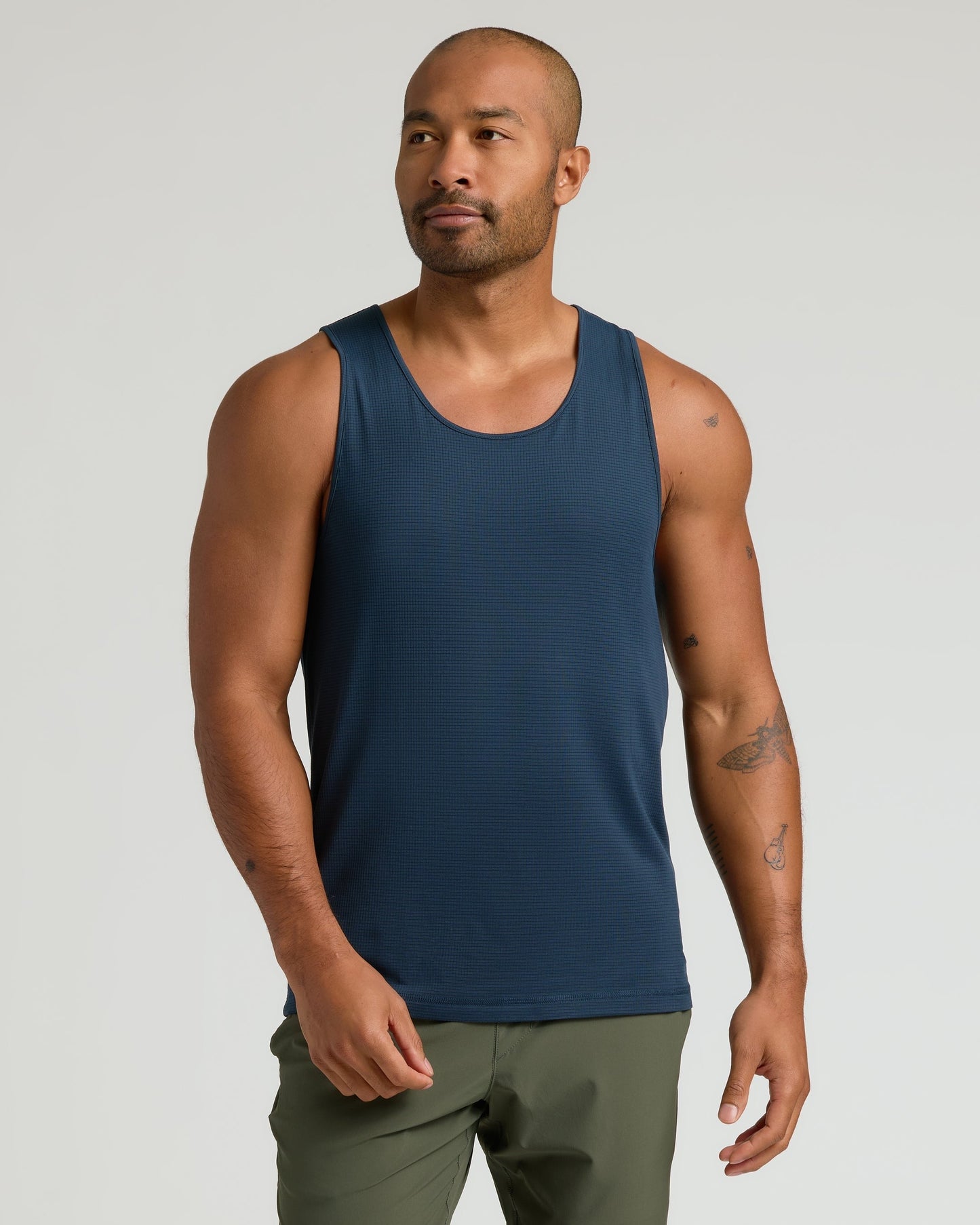 Navy Sleeveless Active Mesh Tank 3-Pack