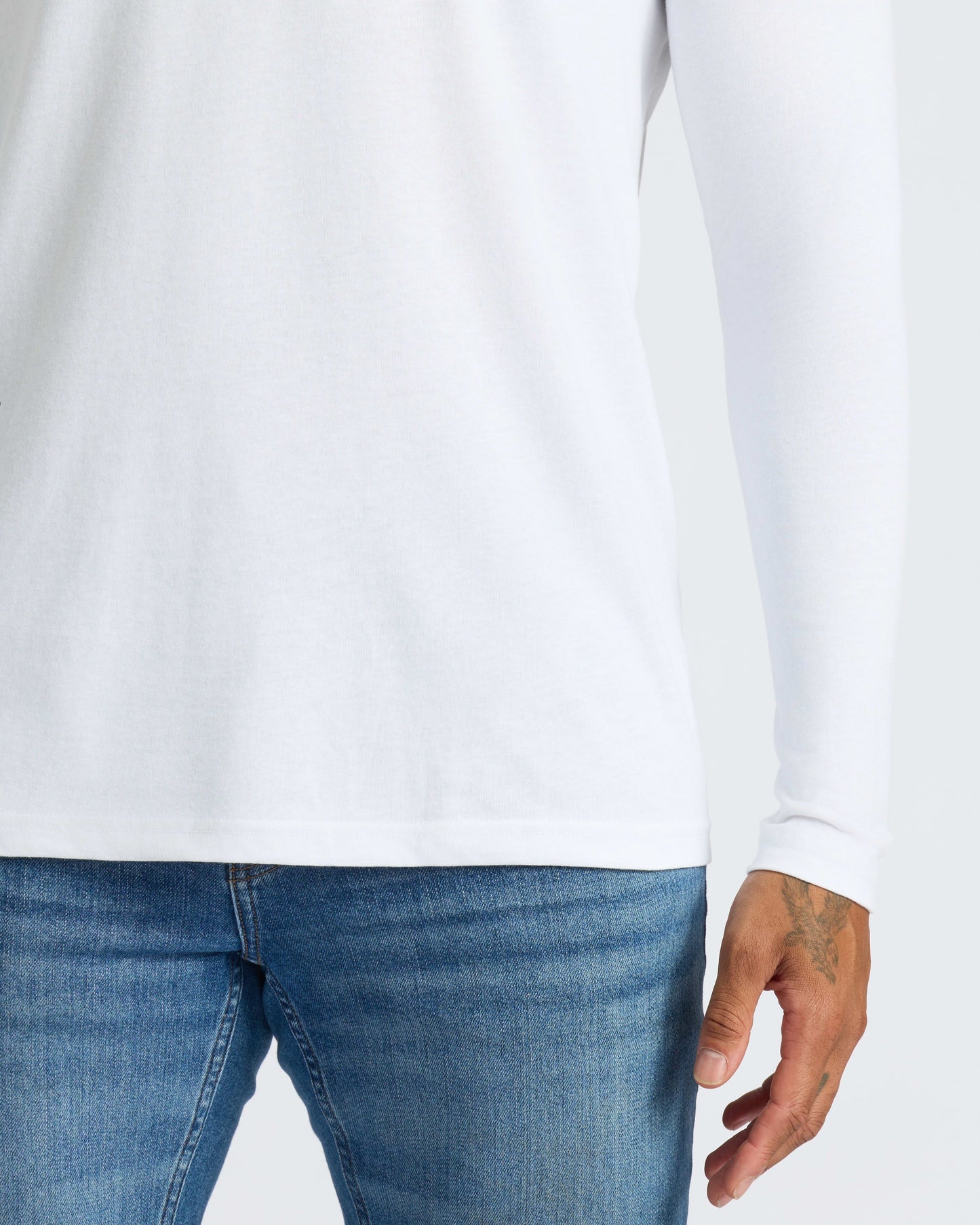 Black & White Classic Long Sleeve Crew Neck 10-Pack