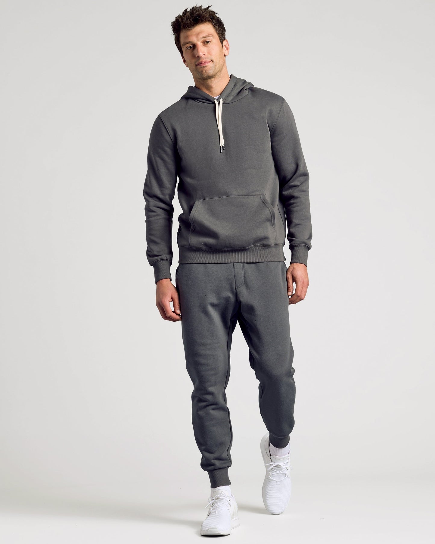 Carbon Pullover Fleece Hoodie & Jogger 2-Pack