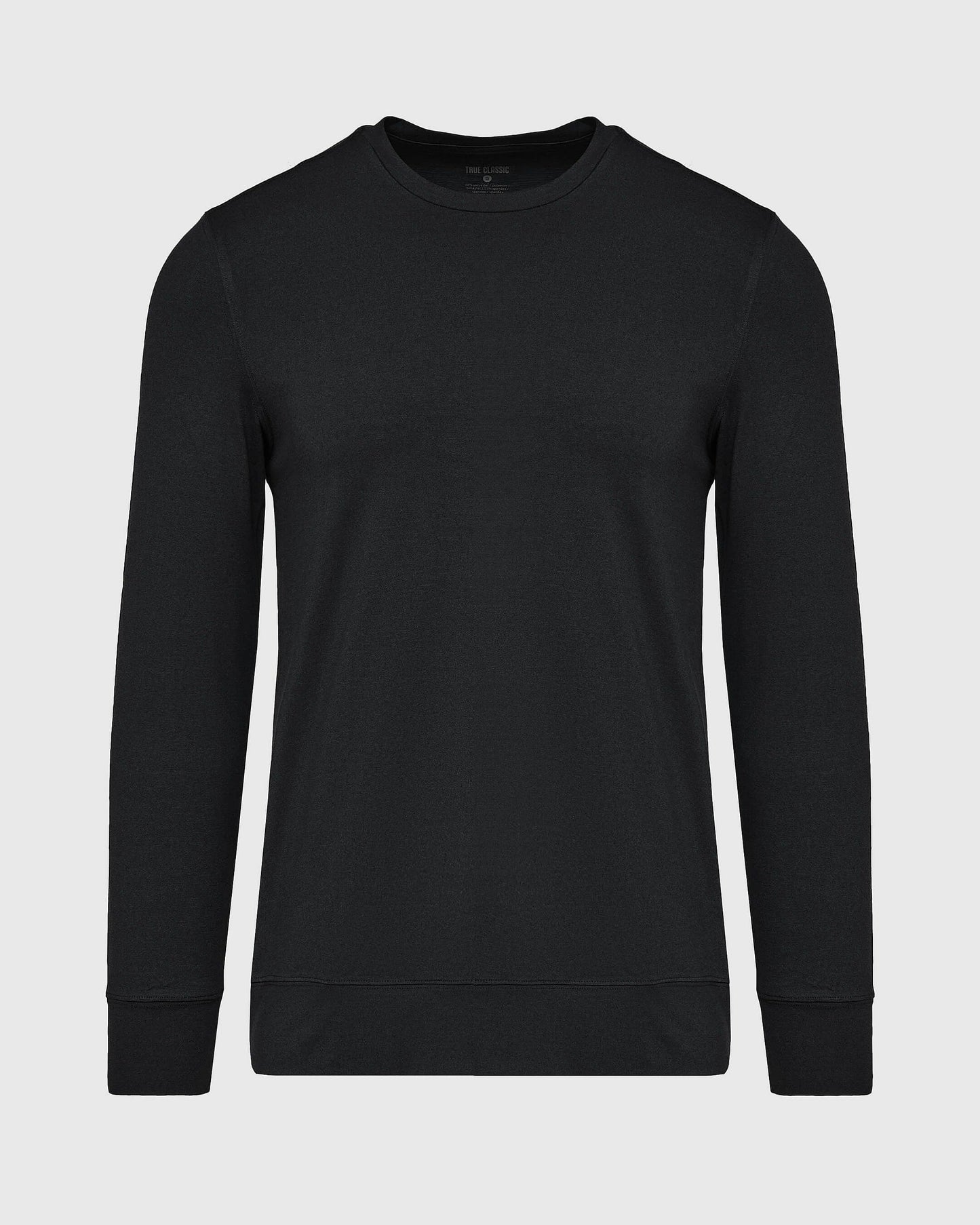 Black Active Comfort Crew Sweatshirt