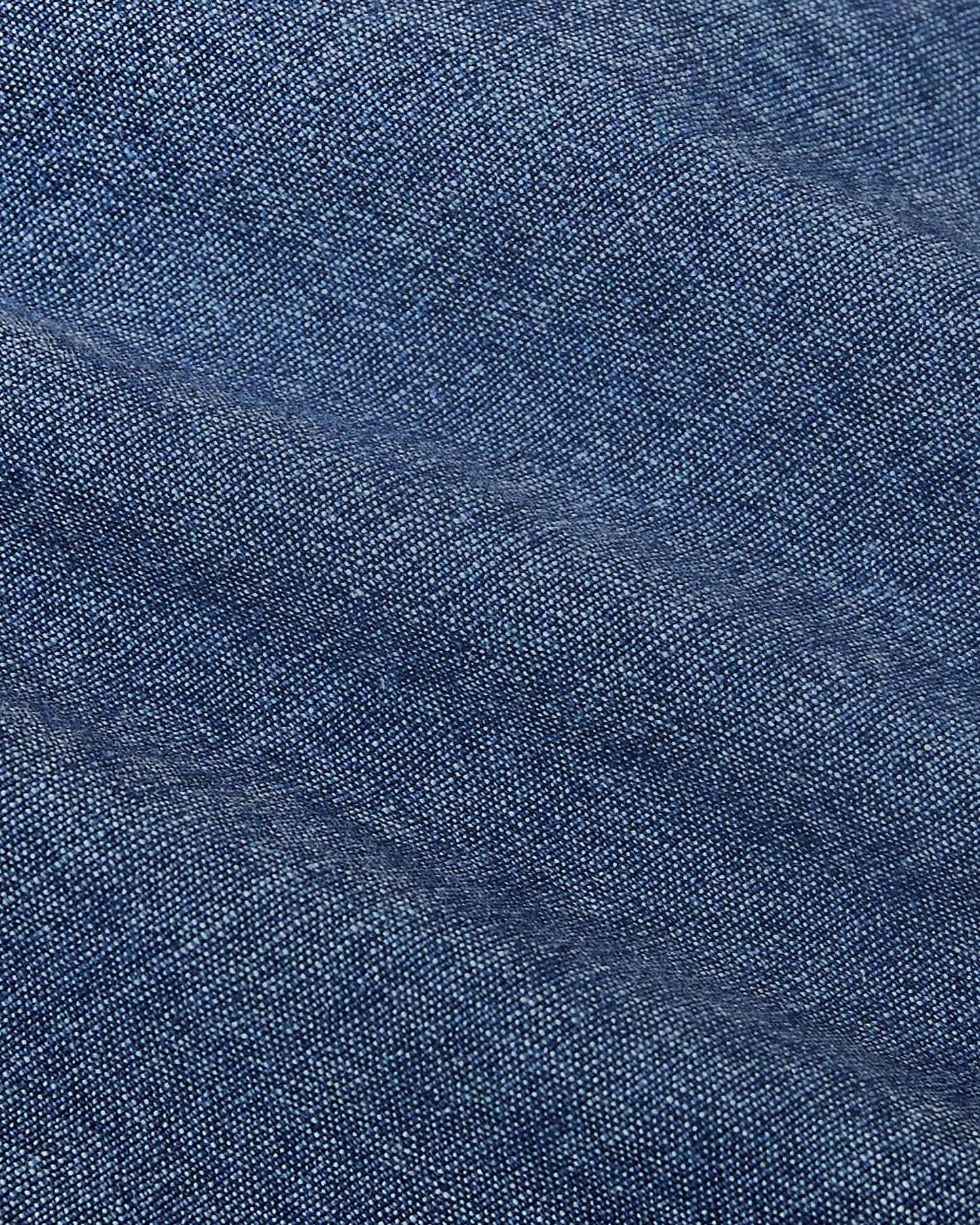 Light Indigo Wash Short Sleeve Stretch Chambray Shirt