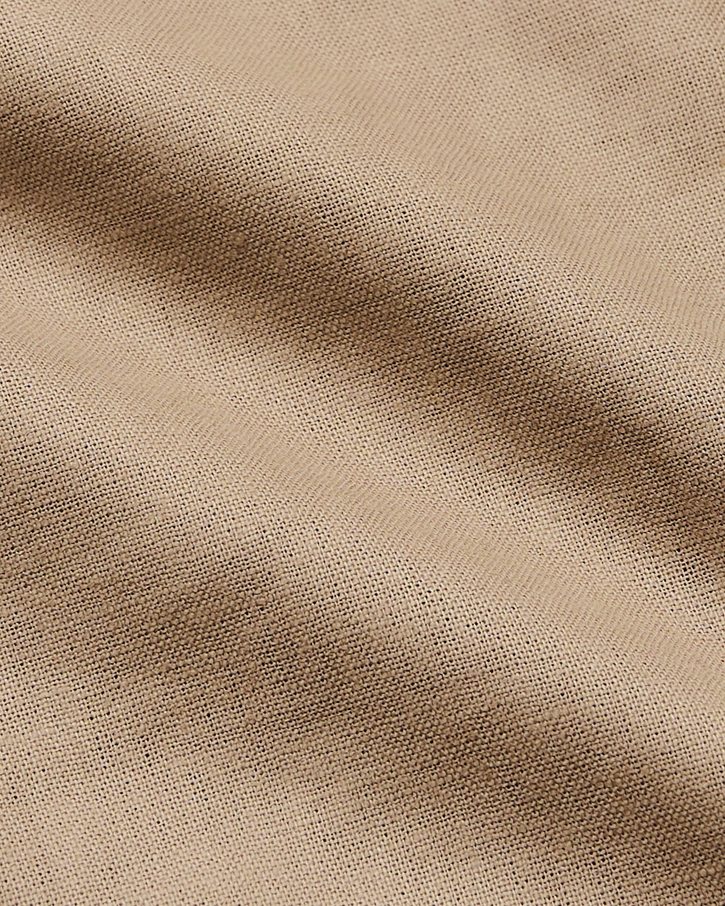 Dusty Taupe Short Sleeve Linen Shirt
