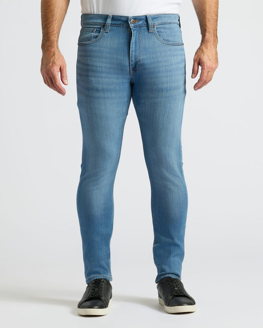 Medium Indigo Wash Slim Comfort Stretch Jeans
