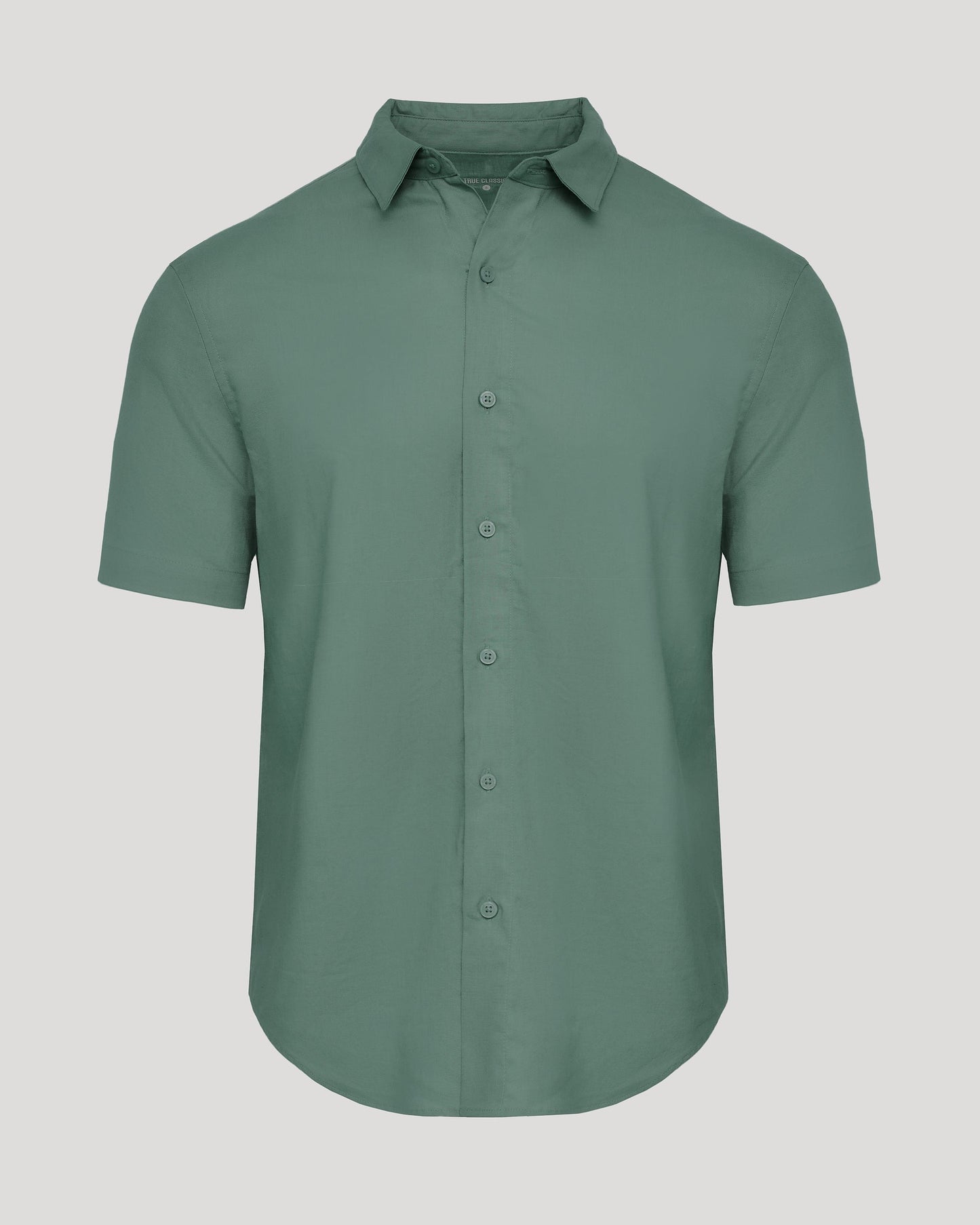 Moss Short Sleeve Linen Shirt