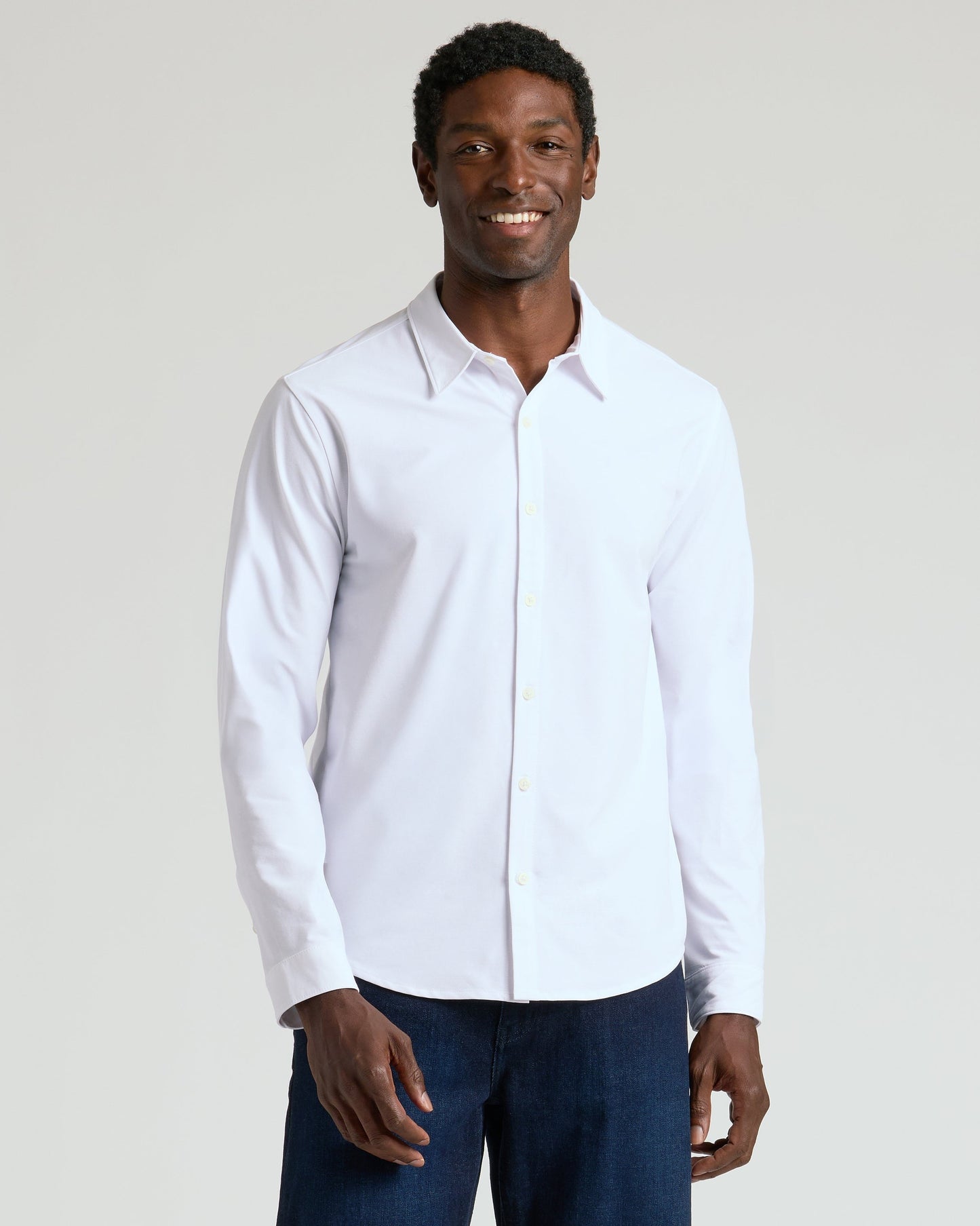 White Stretch Oxford 2.0